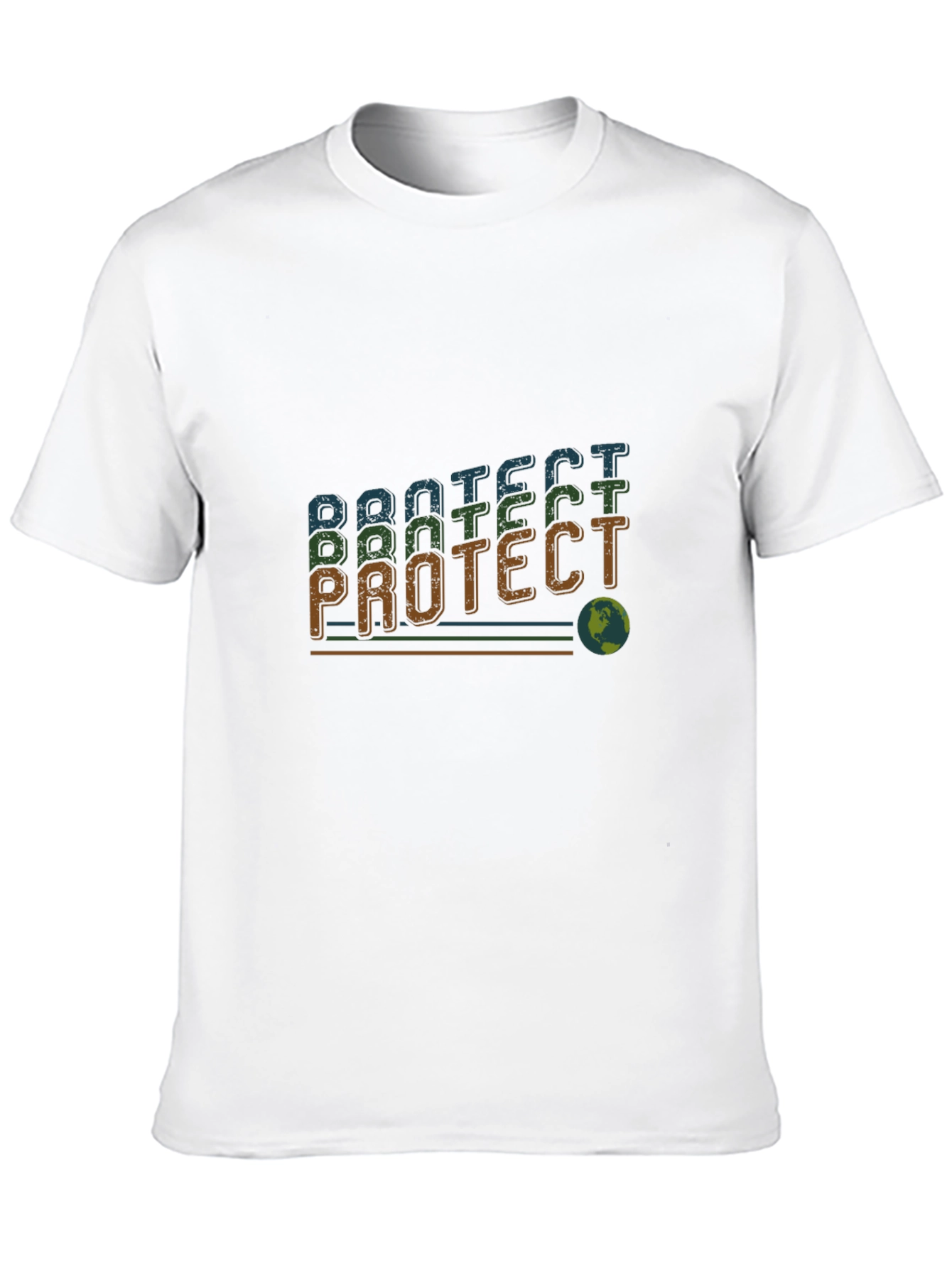 Protect Earth T-Shirt - Retro Style