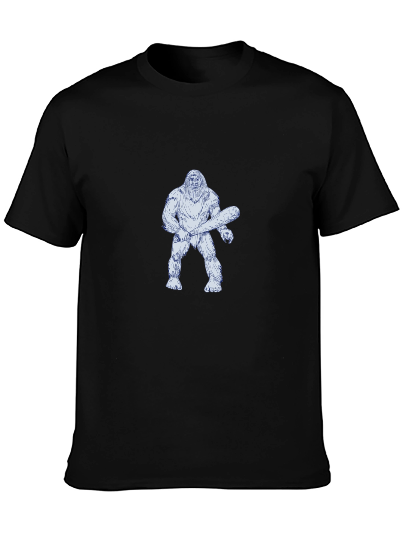 Bigfoot Club Black T-Shirt - Cryptid Humor Tee