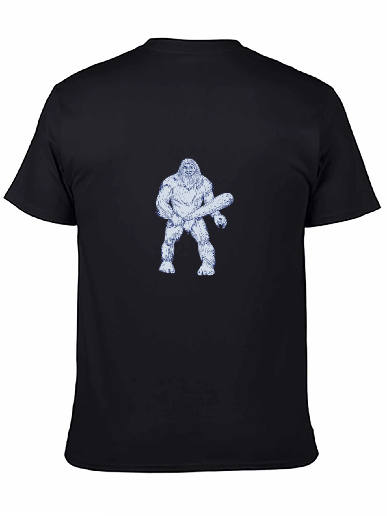 Bigfoot Club Black T-Shirt - Cryptid Humor Tee