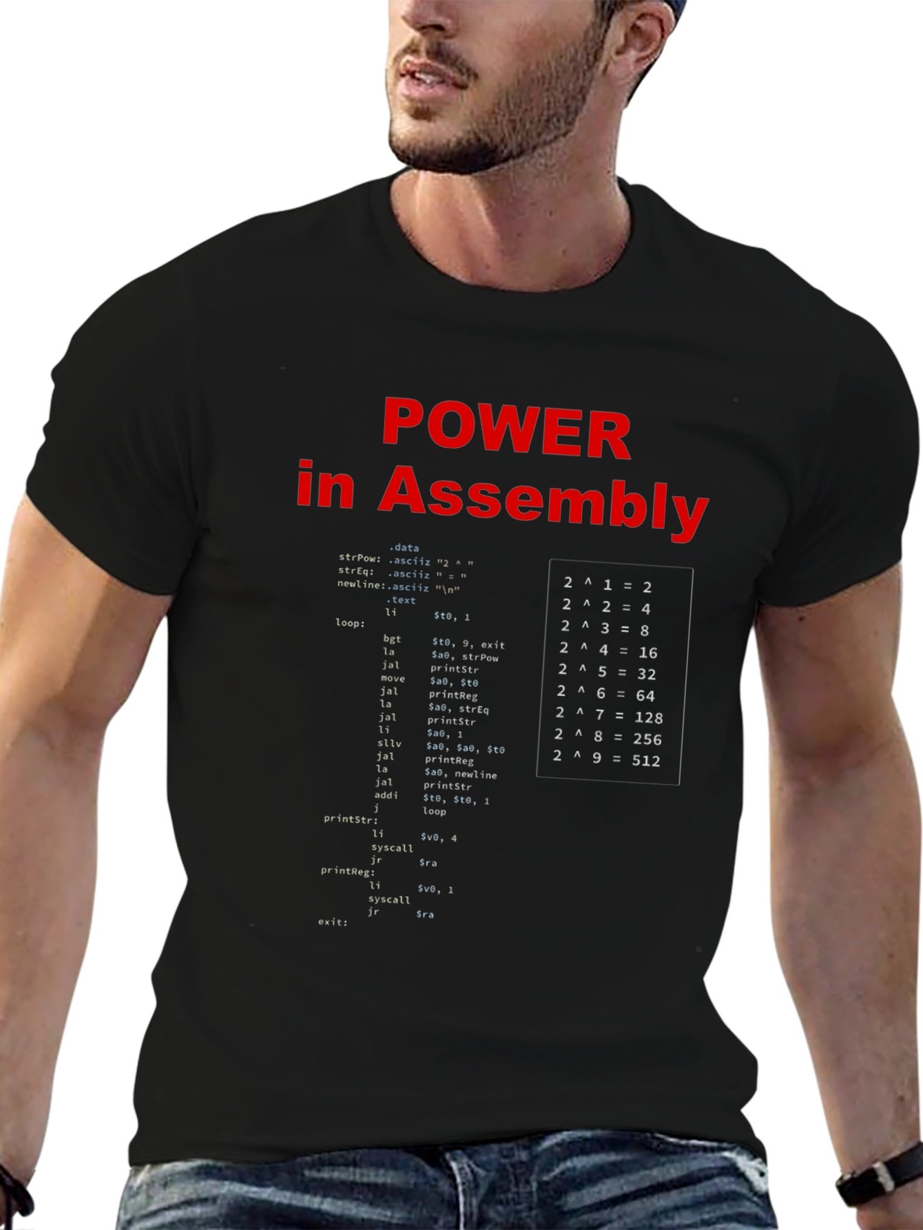 Power in Assembly Black T-Shirt