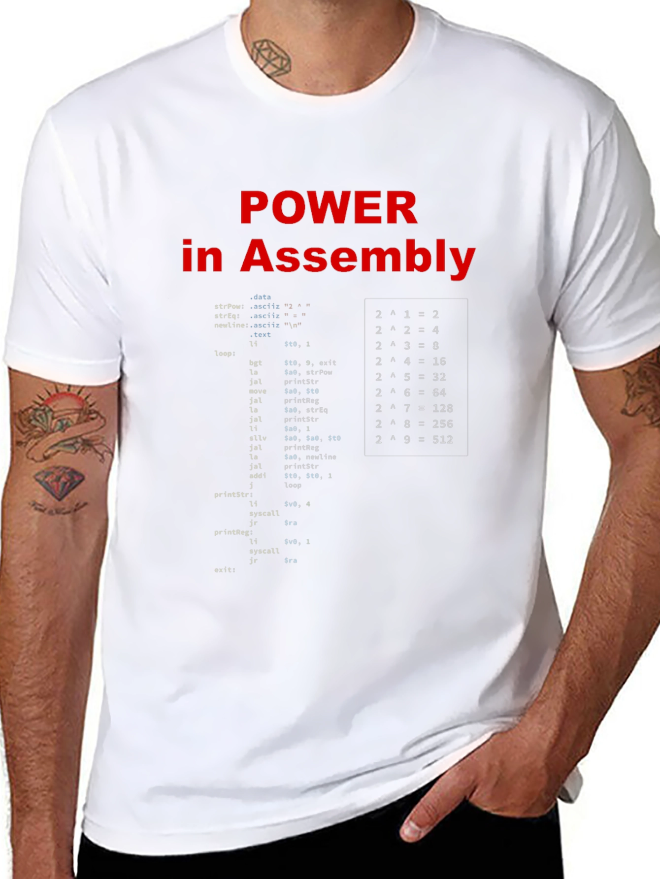 Power in Assembly Black T-Shirt