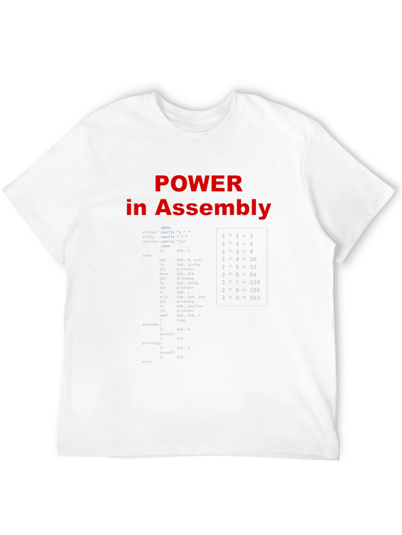 Power in Assembly Black T-Shirt