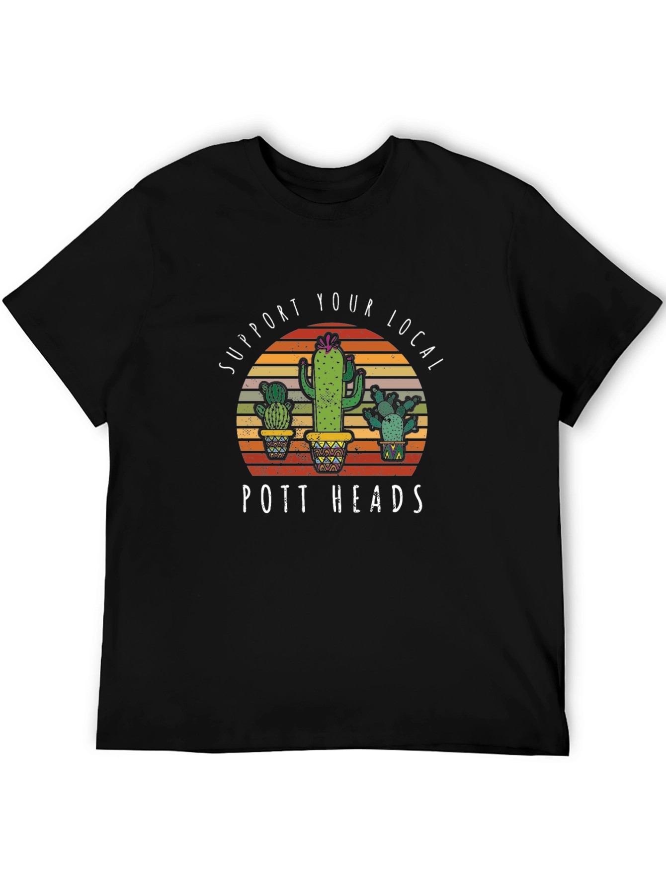 Pott Heads Cactus Graphic Tee