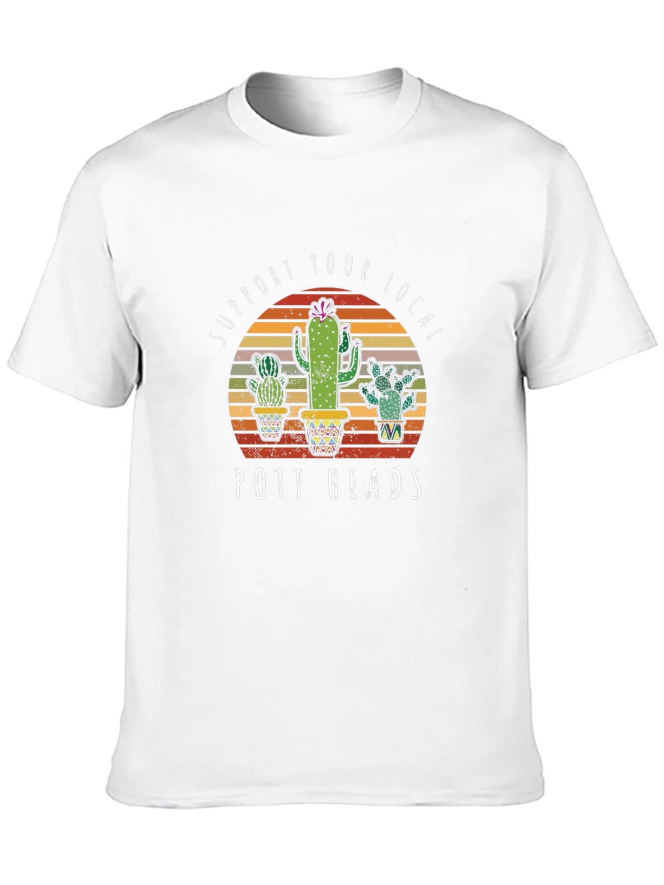 Pott Heads Cactus Graphic Tee