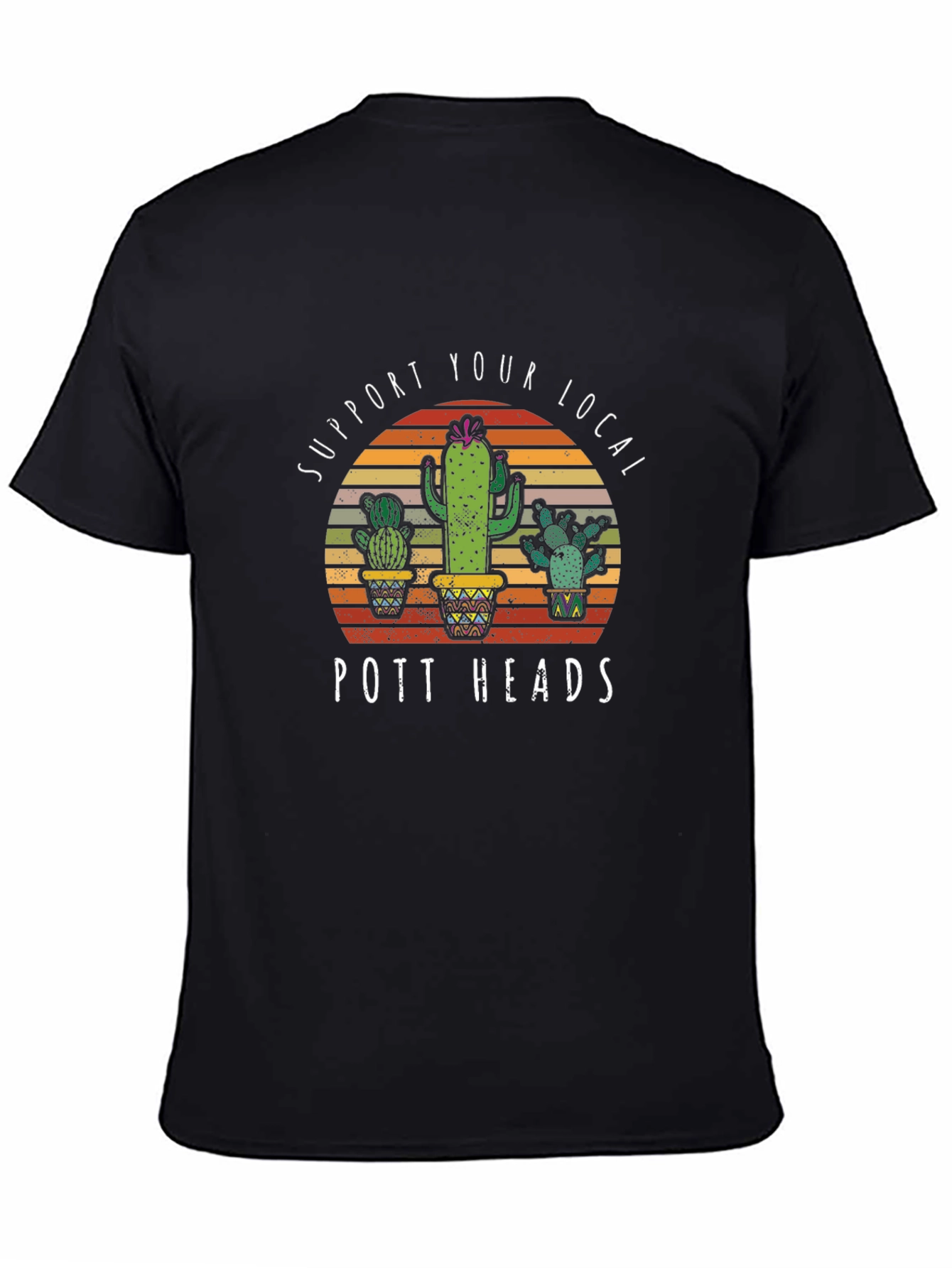 Pott Heads Cactus Graphic Tee