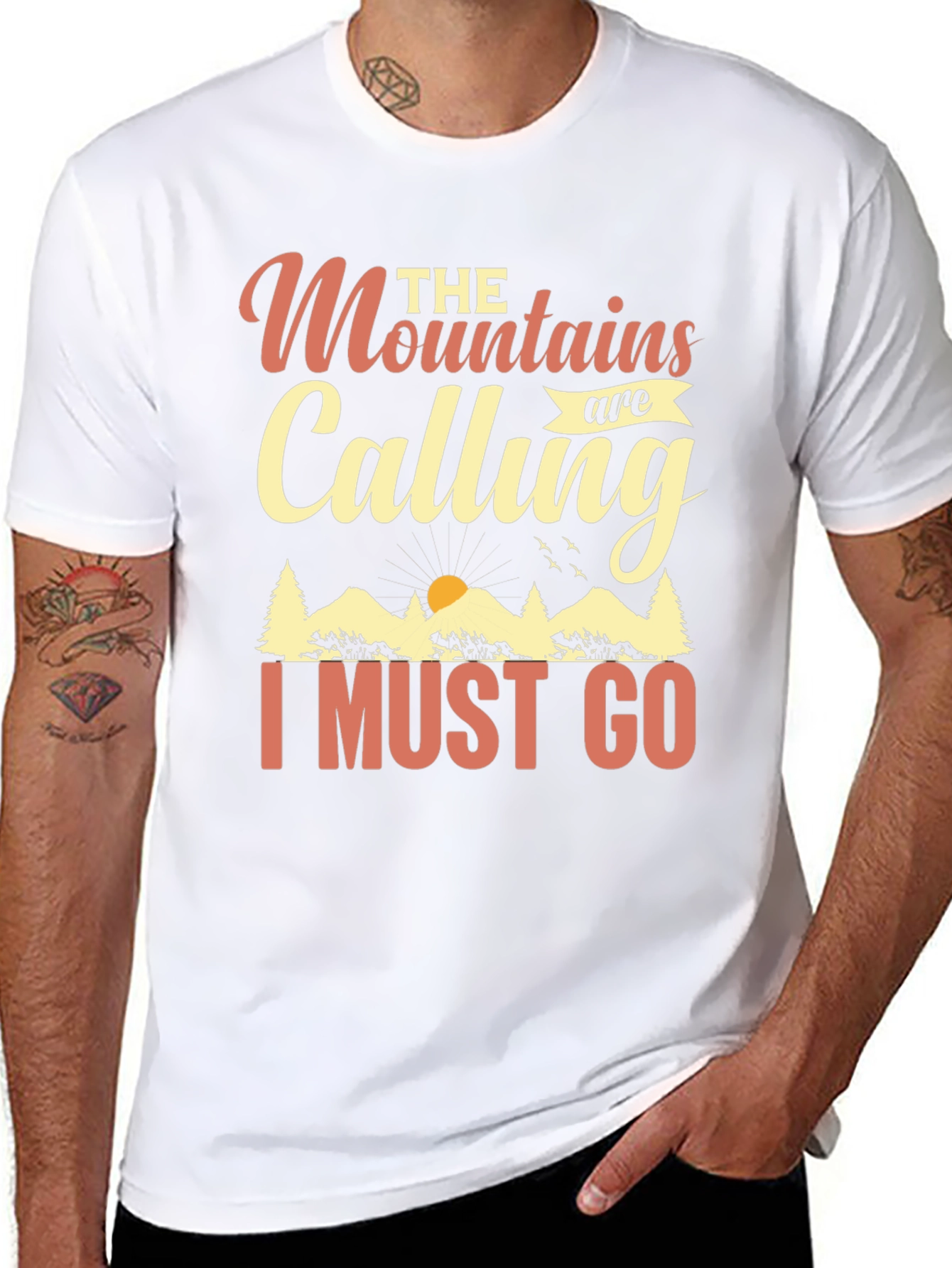 Mountains Calling Tee - Adventure Awaits!