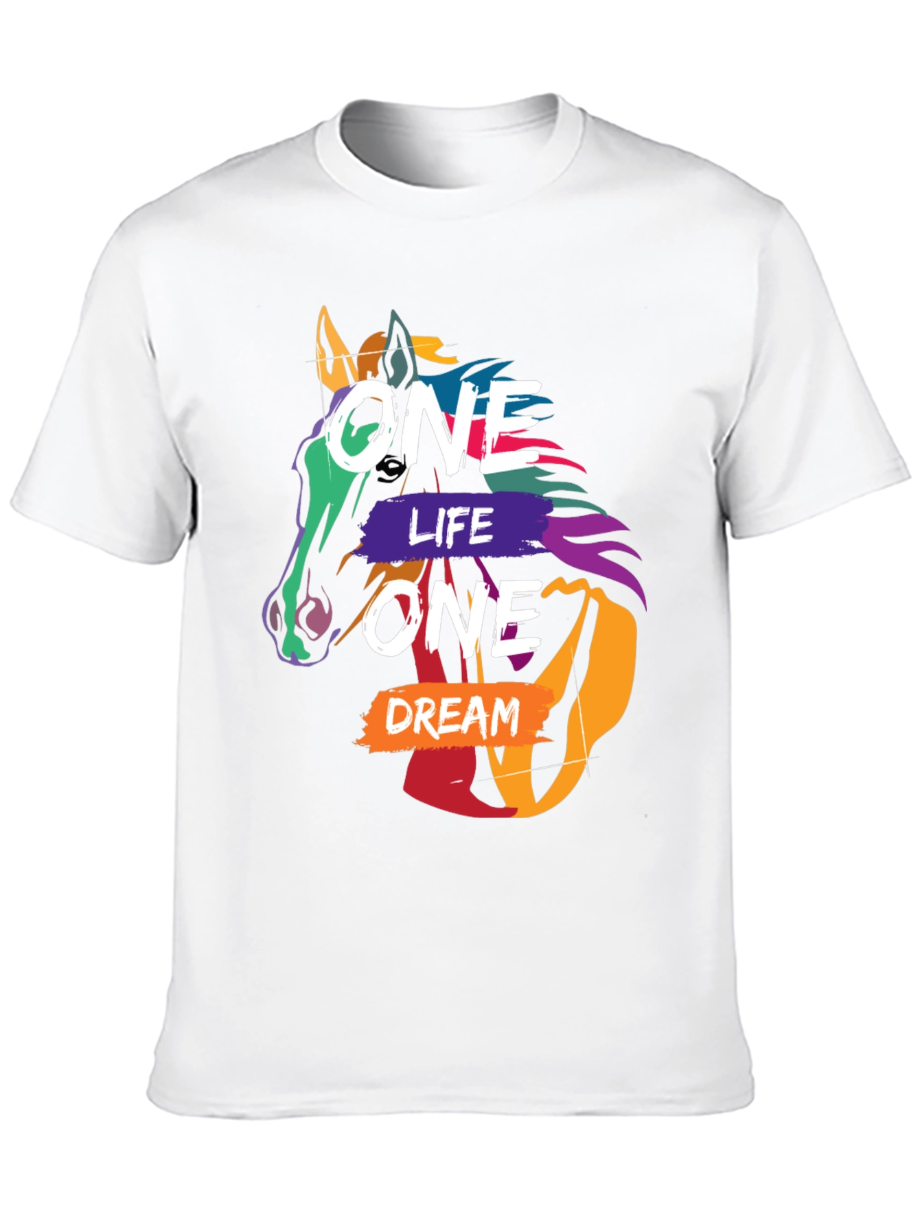 One Life One Dream Horse Graphic Tee