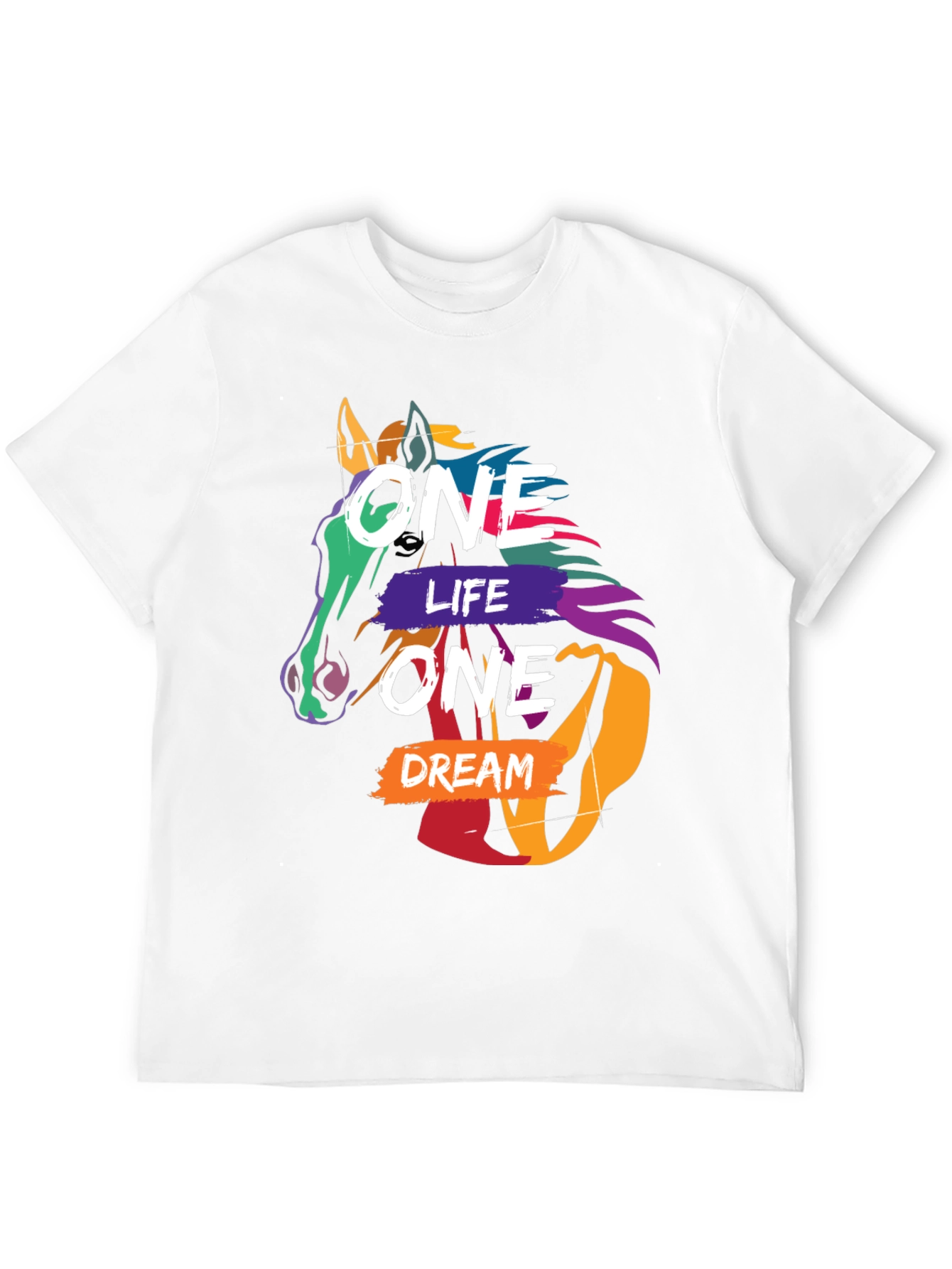 One Life One Dream Horse Graphic Tee