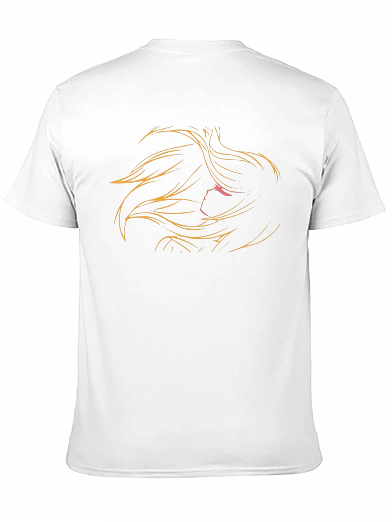 Anime Girl Graphic Tee - Stylish Black Cotton T-Shirt