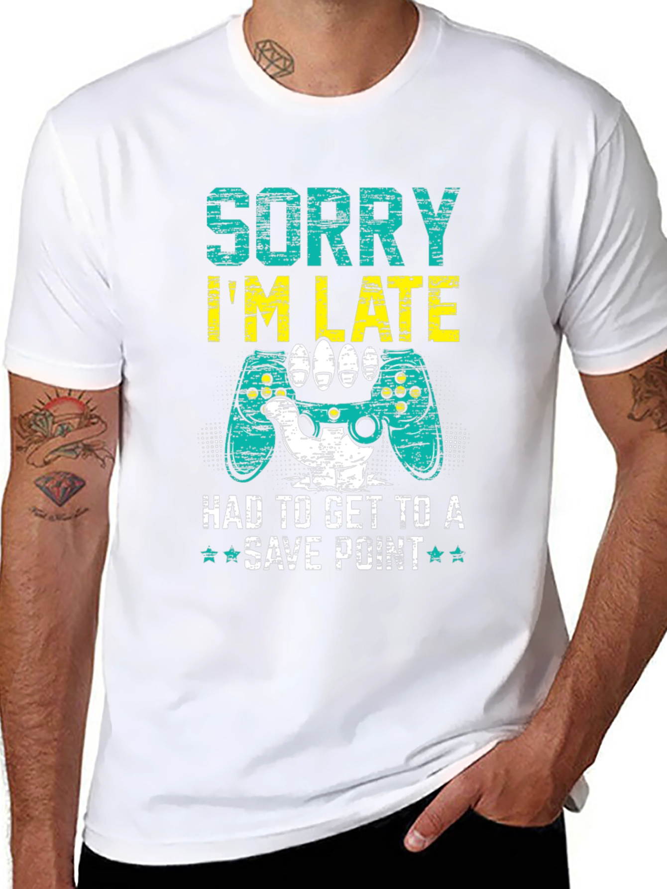 Gamer Excuse T-Shirt: Sorry Im Late!
