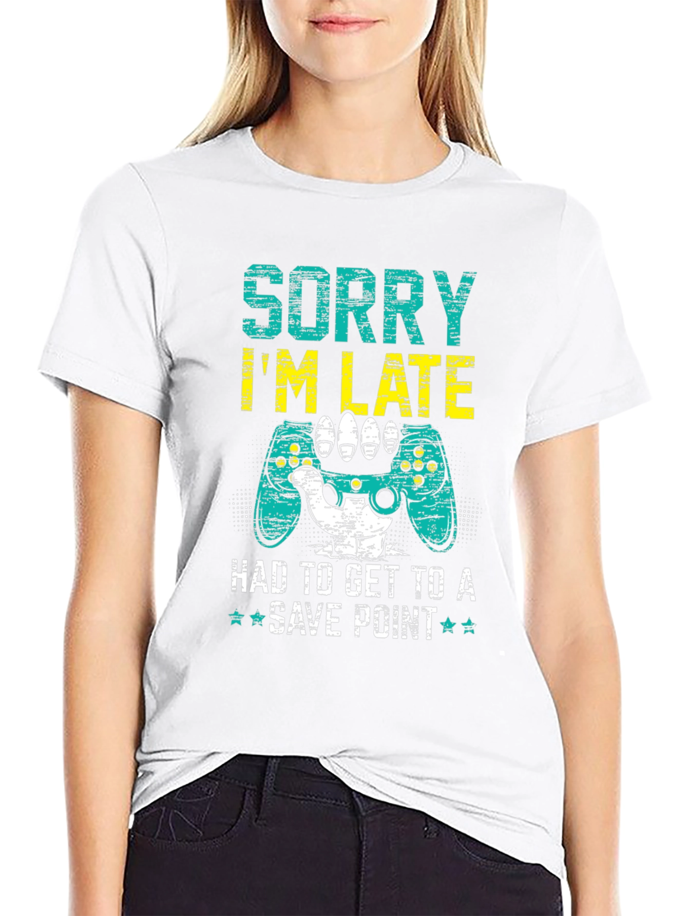 Gamer Excuse T-Shirt: Sorry Im Late!