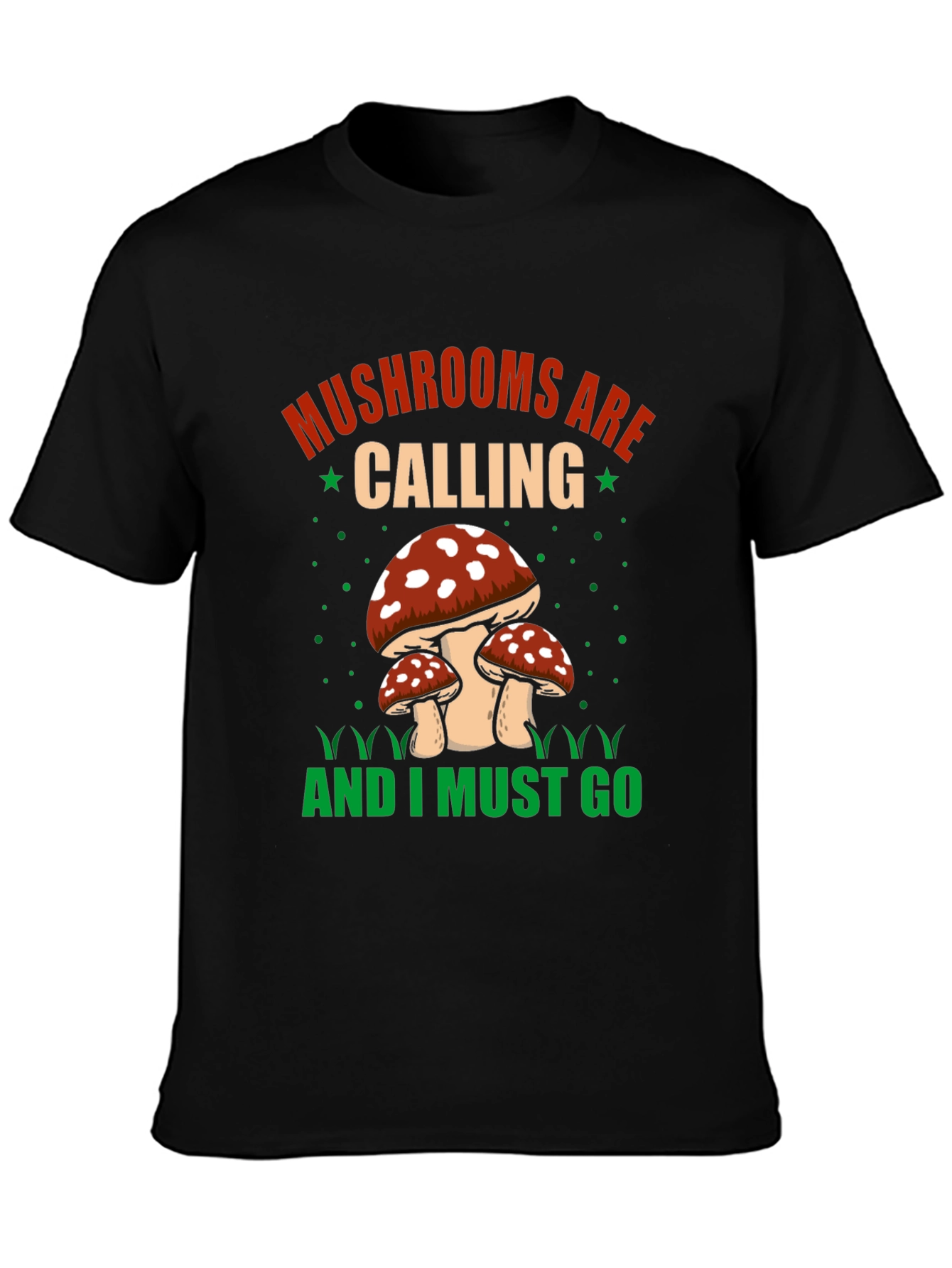 Mushroom Lovers T-Shirt: Mushrooms are Calling