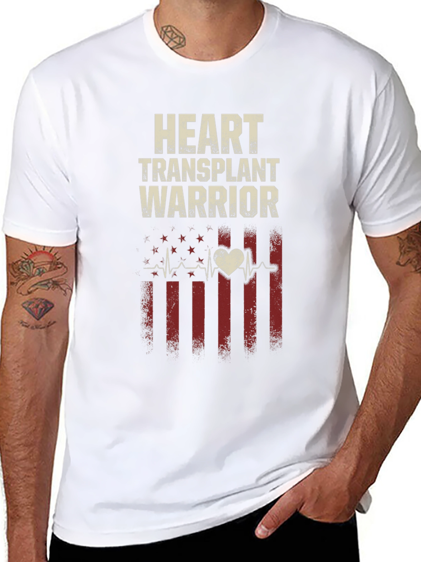 Heart Transplant Warrior Graphic Tee