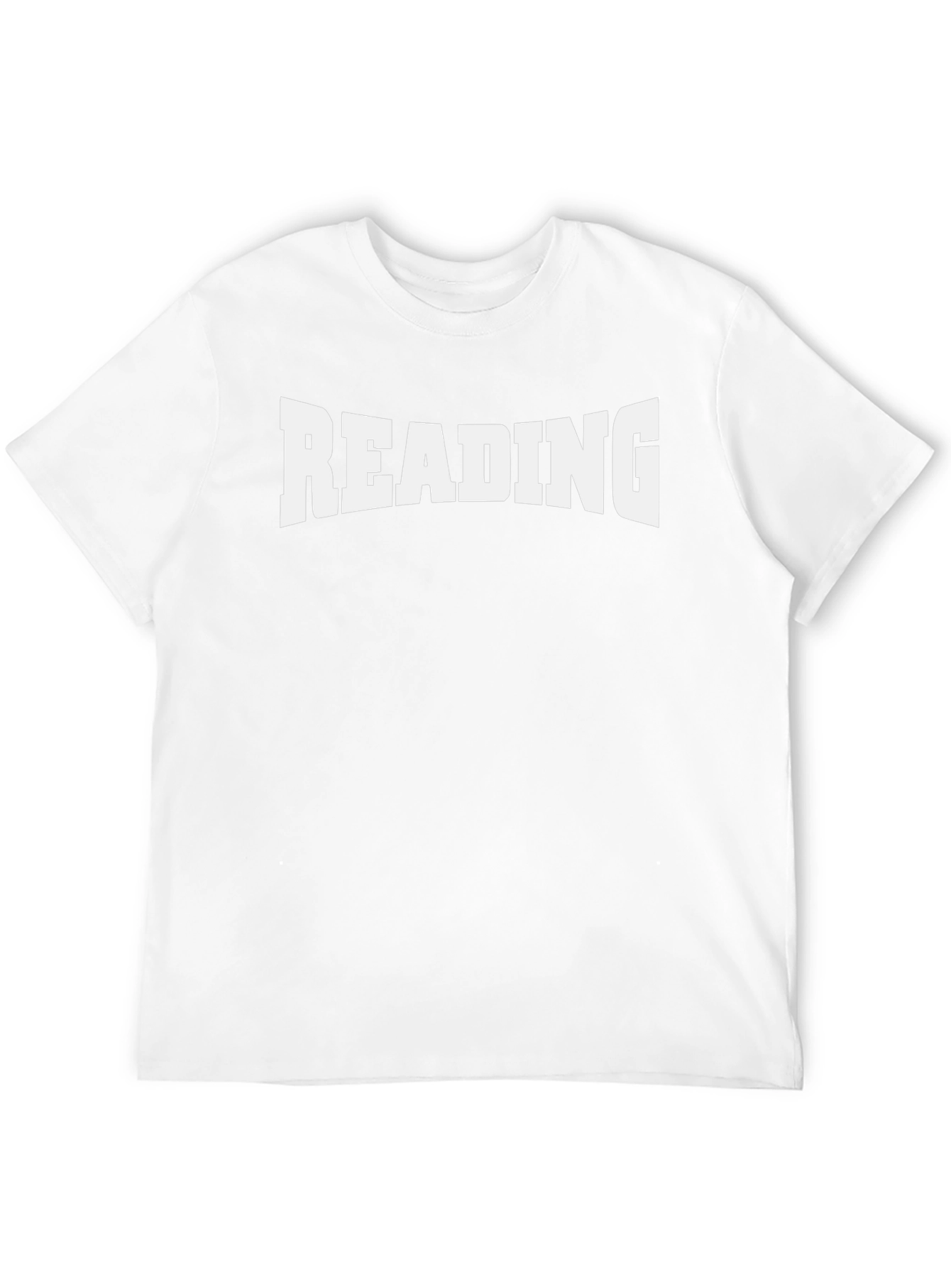 READING Graphic Tee - Black Cotton T-Shirt
