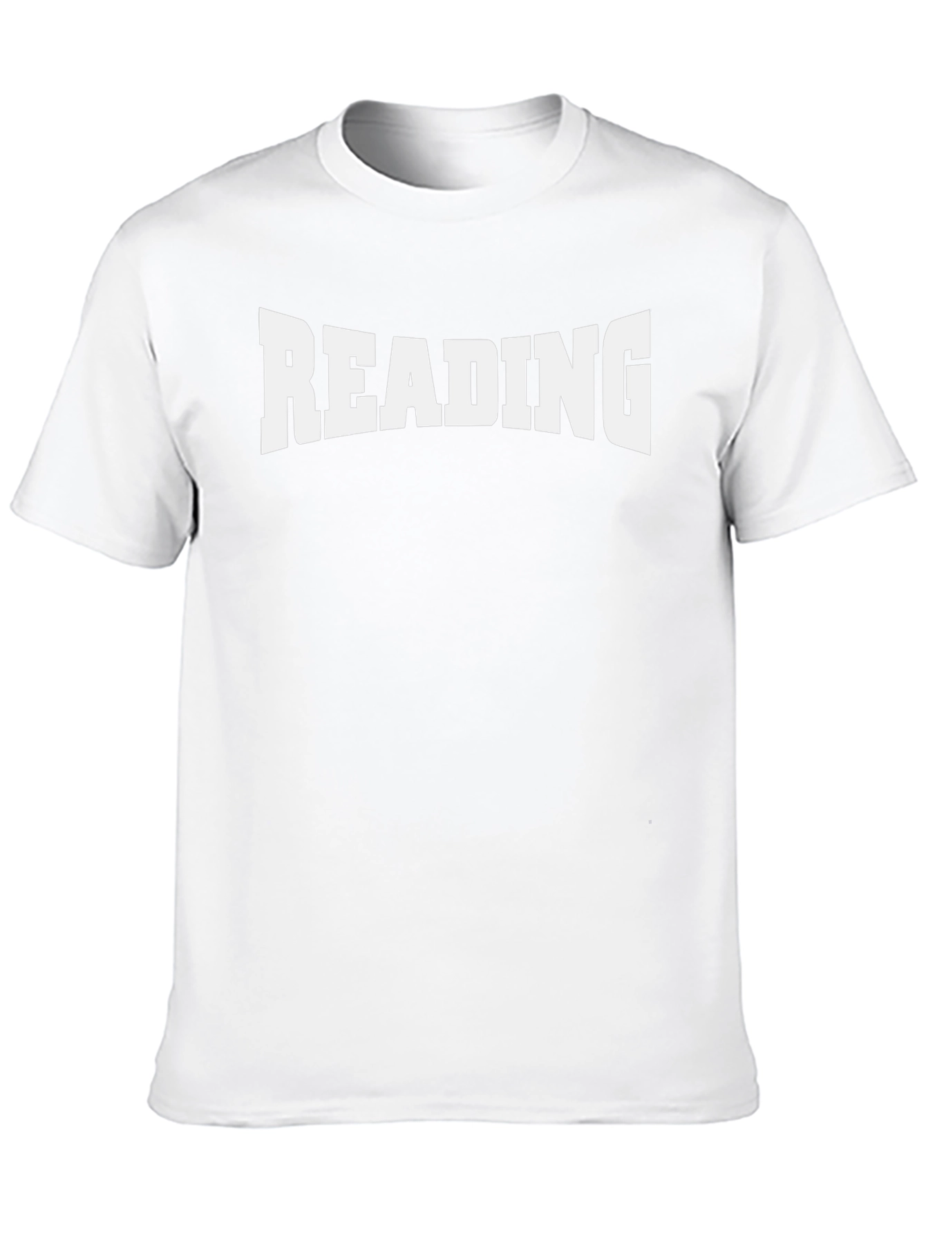 READING Graphic Tee - Black Cotton T-Shirt