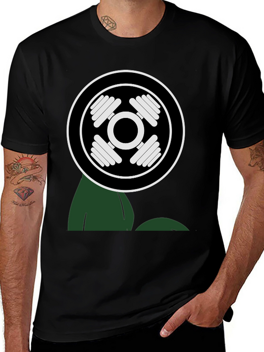 Workout Power T-Shirt - Black Cotton Gym Tee