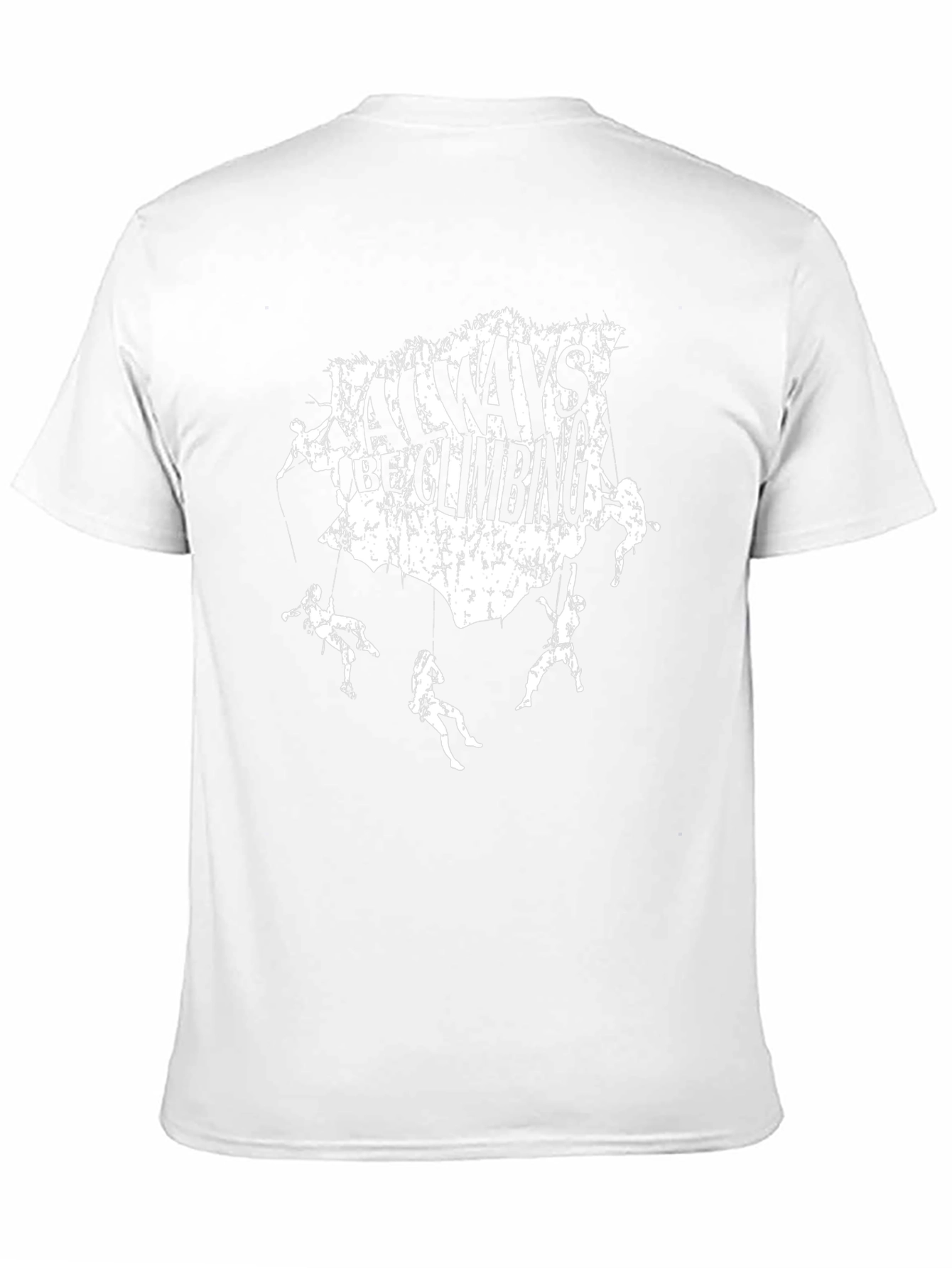 Always Be Climbing Graphic Tee - Black Cotton T-Shirt