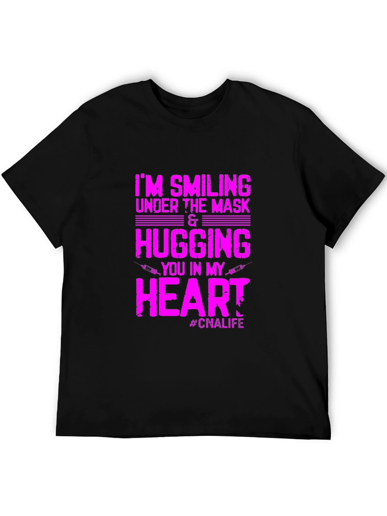 Smiling Under Mask CNA Life T-Shirt