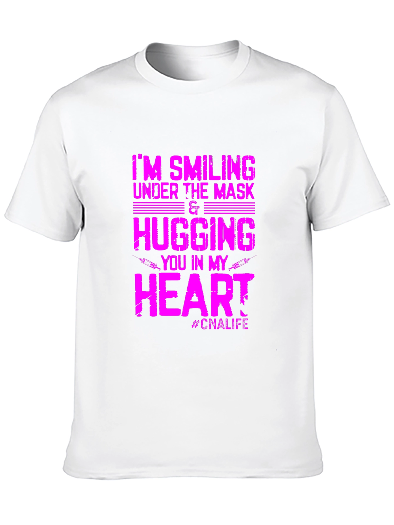 Smiling Under Mask CNA Life T-Shirt