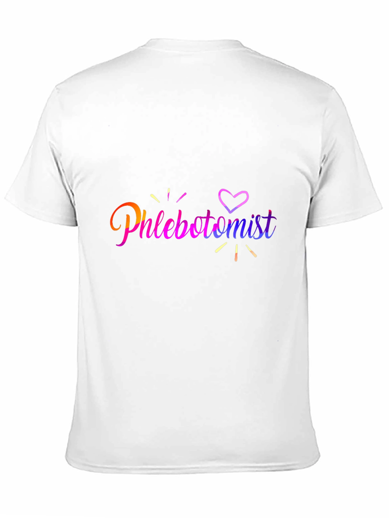Phlebotomist Heart T-Shirt - Black