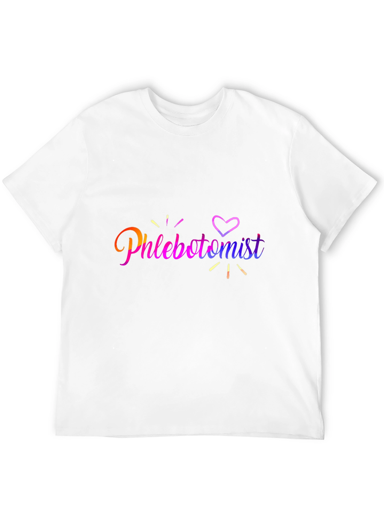 Phlebotomist Heart T-Shirt - Black