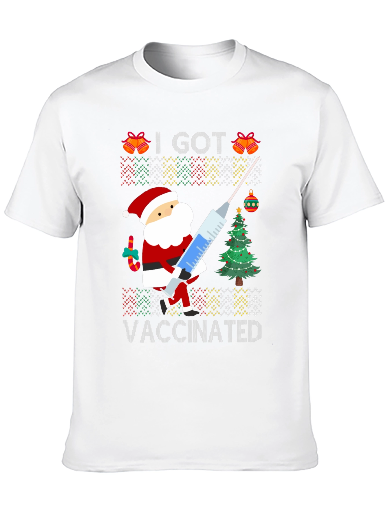 I Got Vaccinated Santa T-Shirt