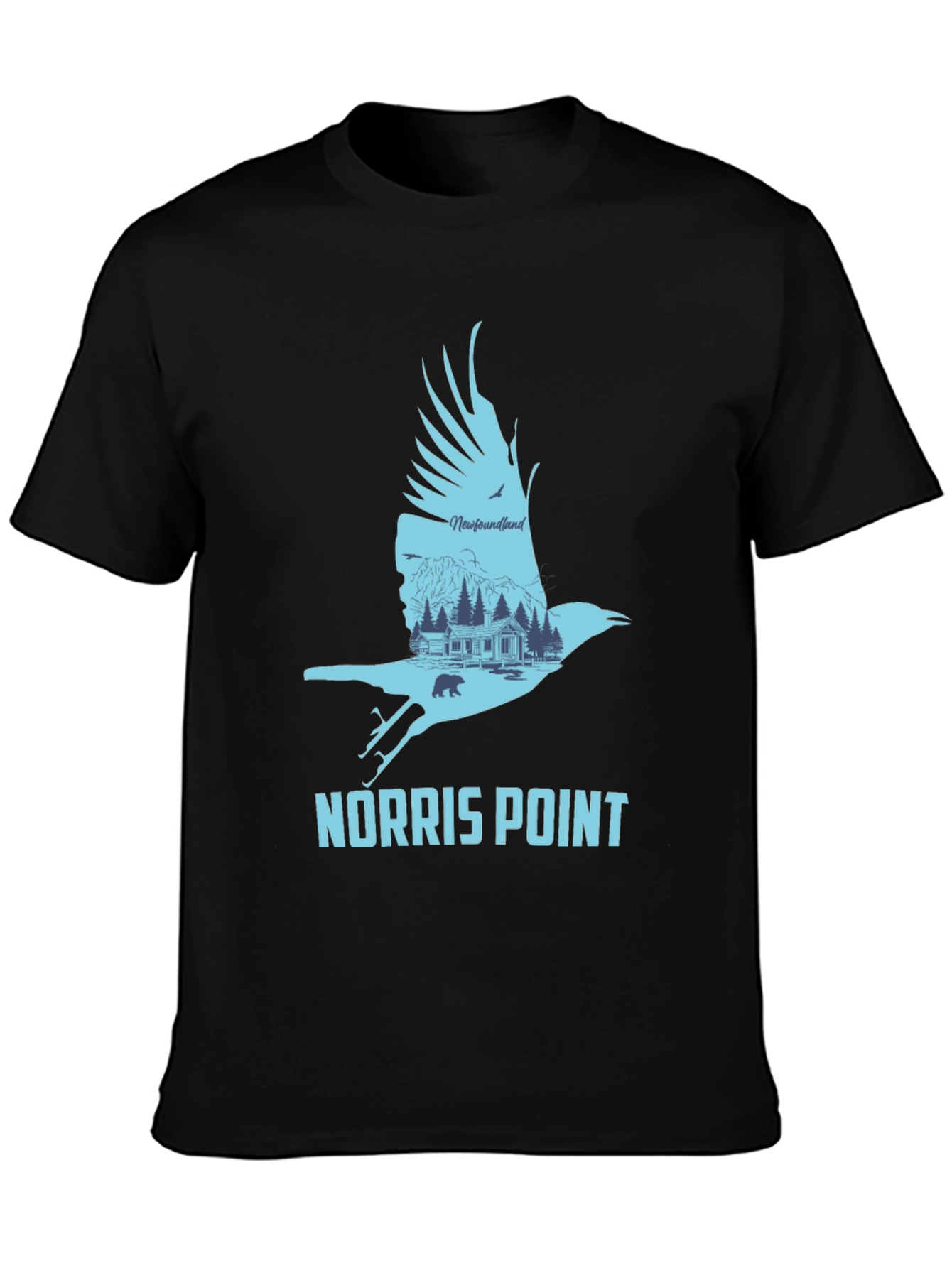 Norris Point Raven T-Shirt - Newfoundland Graphic Tee