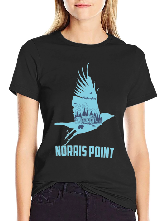 Norris Point Raven T-Shirt - Newfoundland Graphic Tee