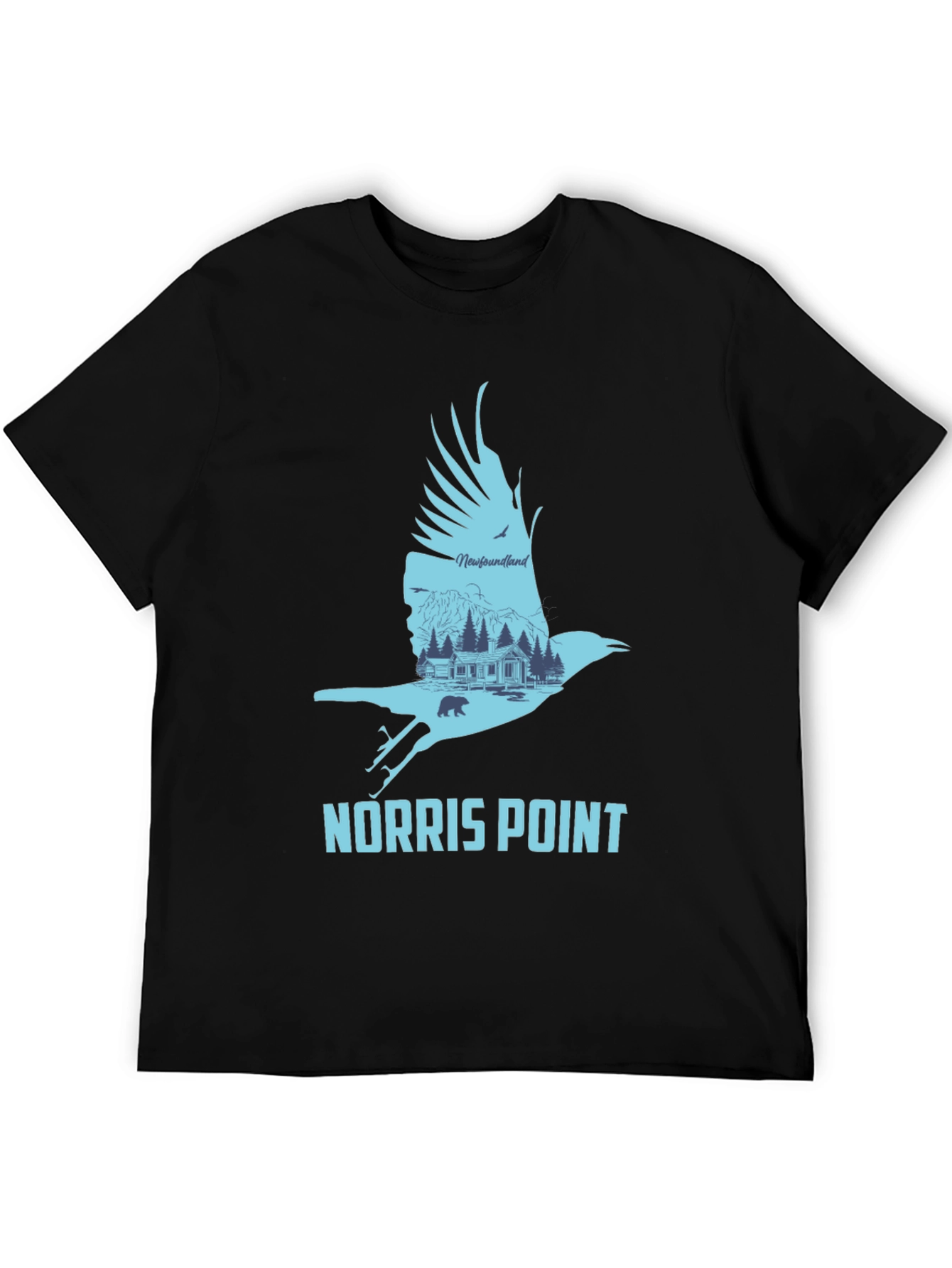 Norris Point Raven T-Shirt - Newfoundland Graphic Tee
