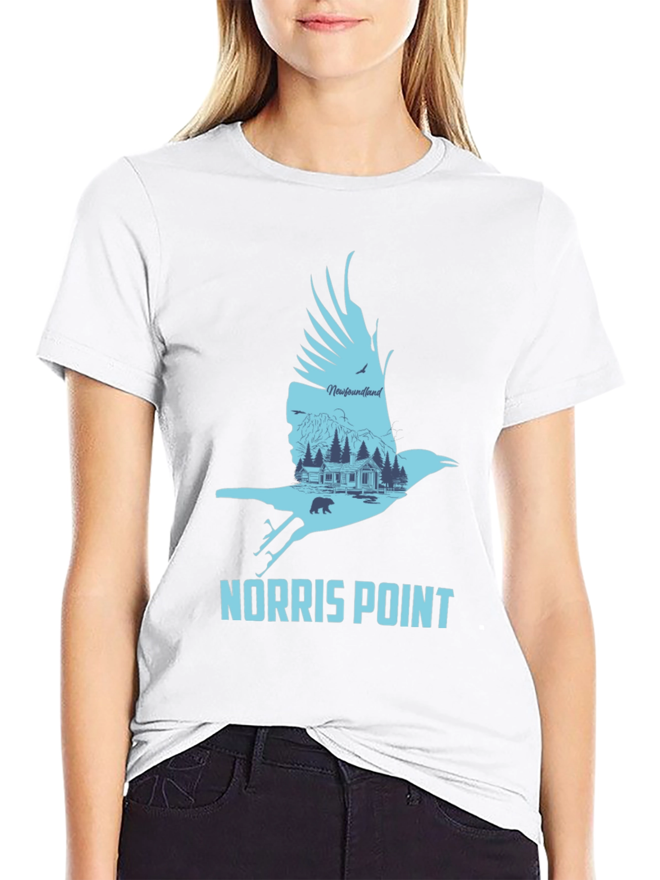 Norris Point Raven T-Shirt - Newfoundland Graphic Tee