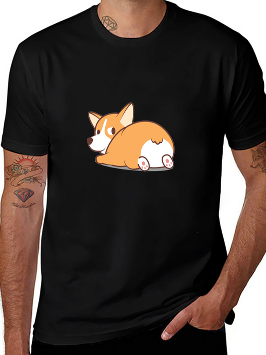Cute Corgi Butt T-Shirt - Fun Dog Graphic Tee
