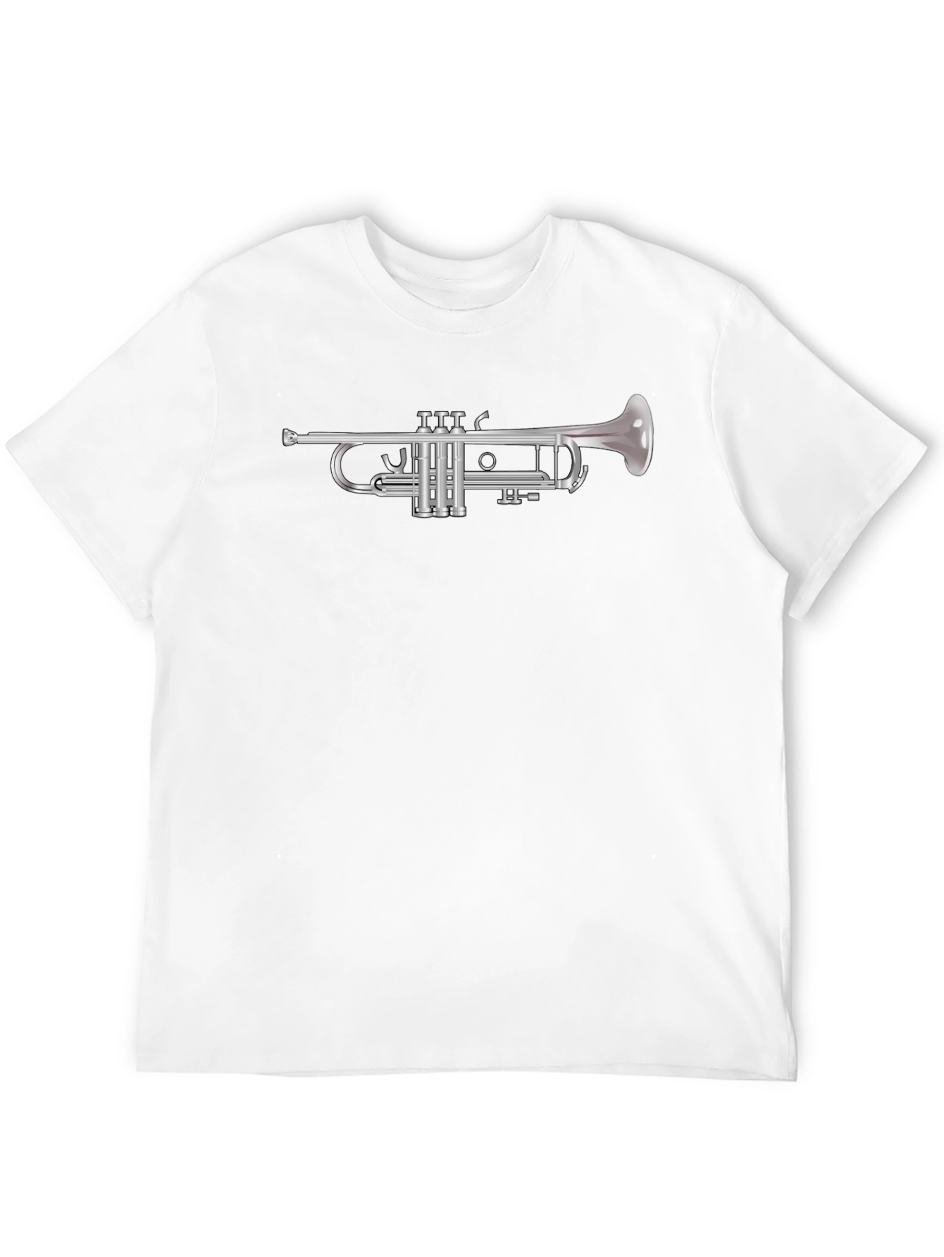Trumpet Graphic T-Shirt - Music Lover Tee