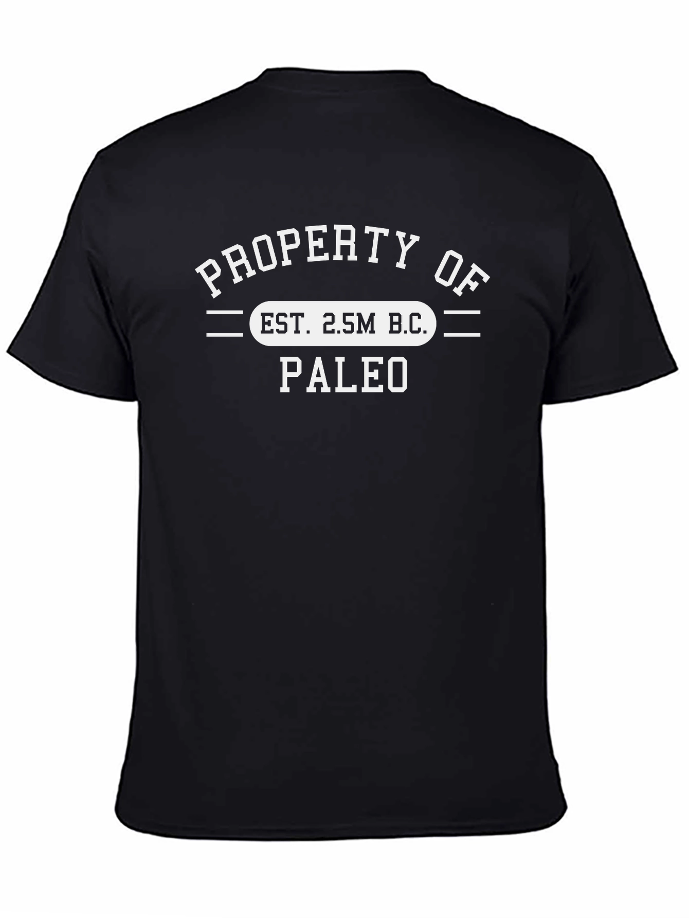 Paleo 2.5M B.C. Black T-Shirt