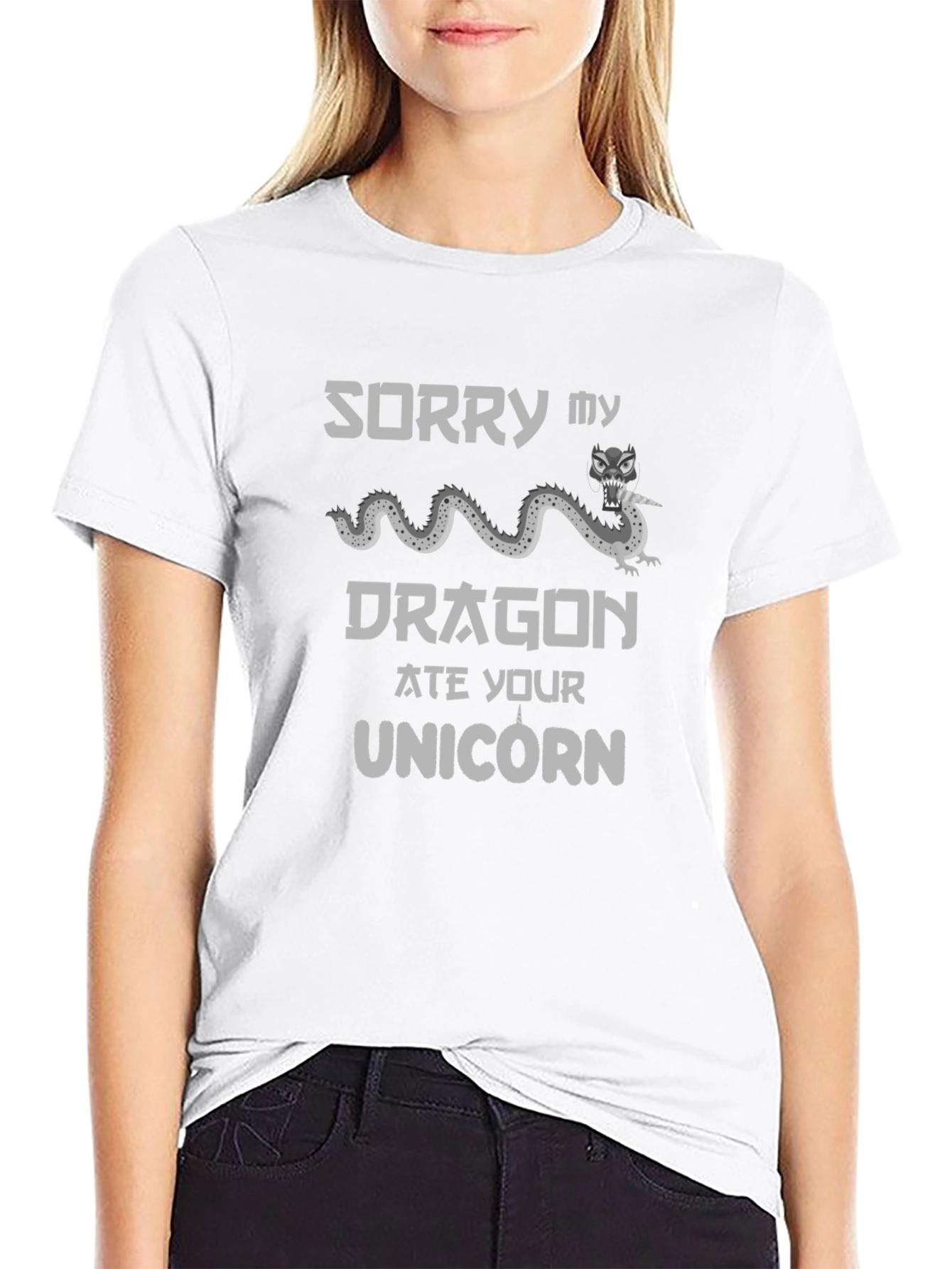 Dragon Ate Your Unicorn Graphic T-Shirt