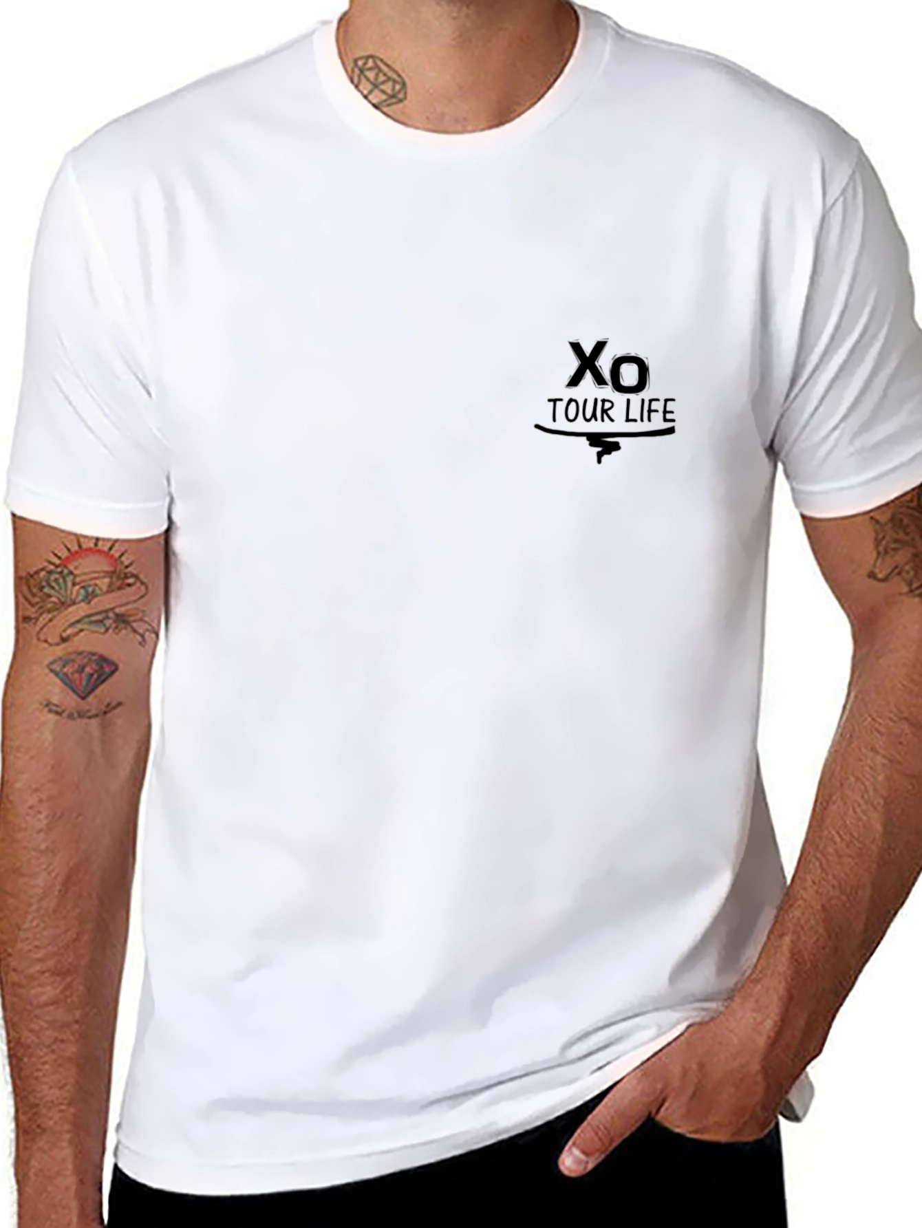 XO Tour Life Black Tee - Soft Cotton Blend