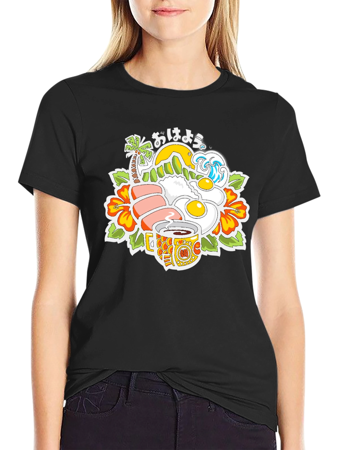 Hawaiian Breakfast T-Shirt Aloha Shirt Island Style