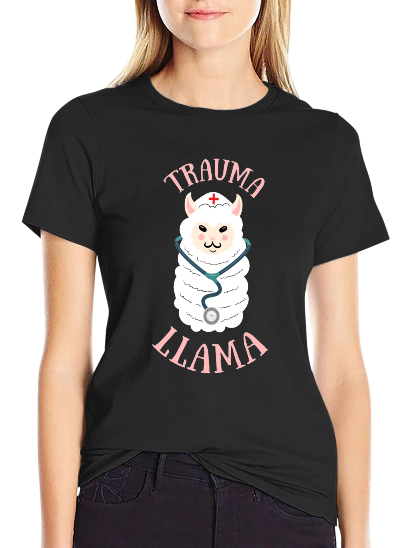 Trauma Llama T-Shirt - Nurse Alpaca Tee