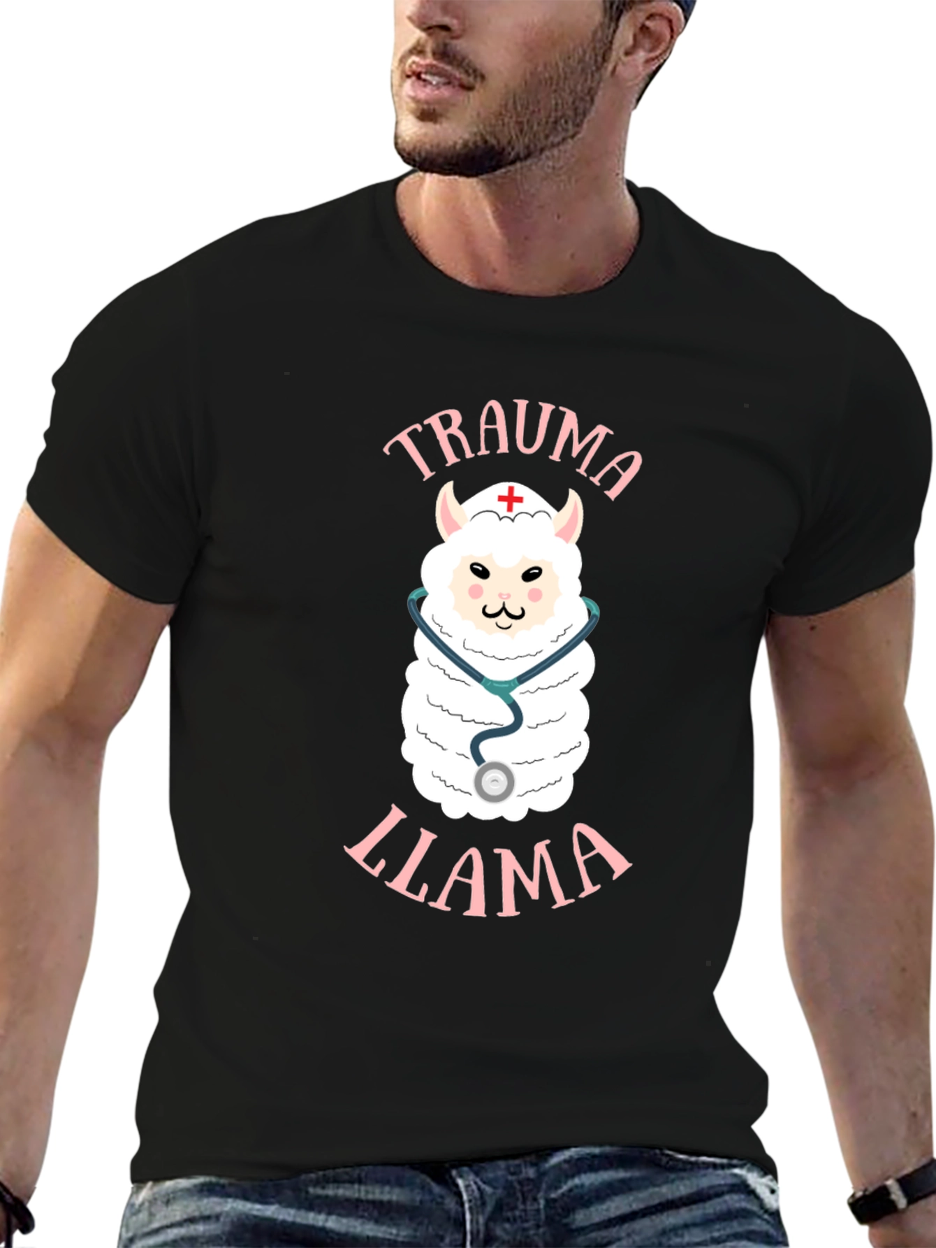 Trauma Llama T-Shirt - Nurse Alpaca Tee