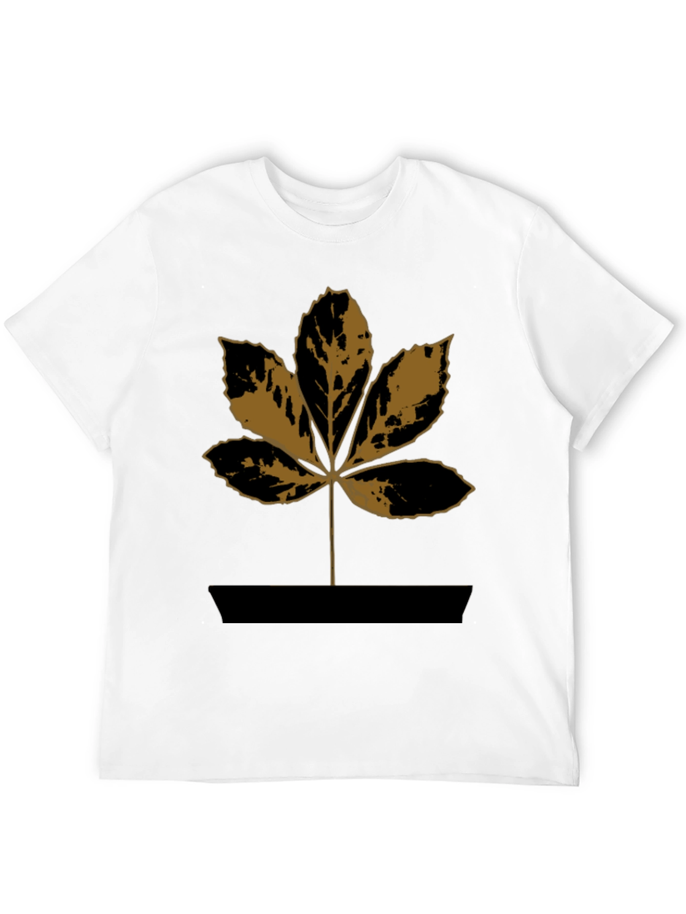 Buckeye Leaf Graphic T-Shirt - Modern Style
