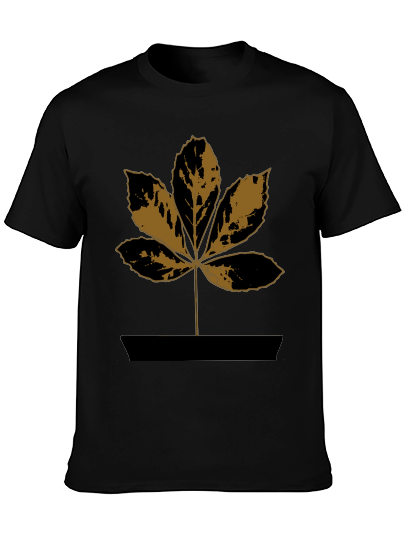 Buckeye Leaf Graphic T-Shirt - Modern Style