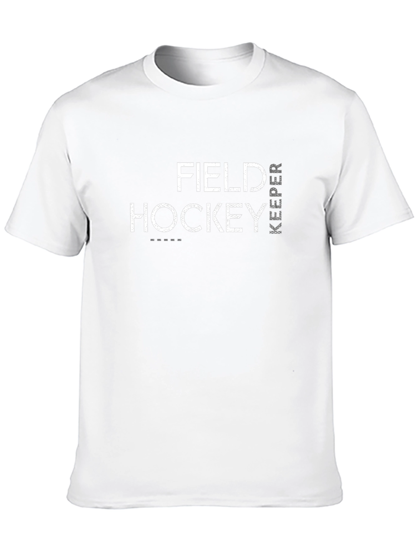 Field Hockey Keeper Graphic Tee - Black