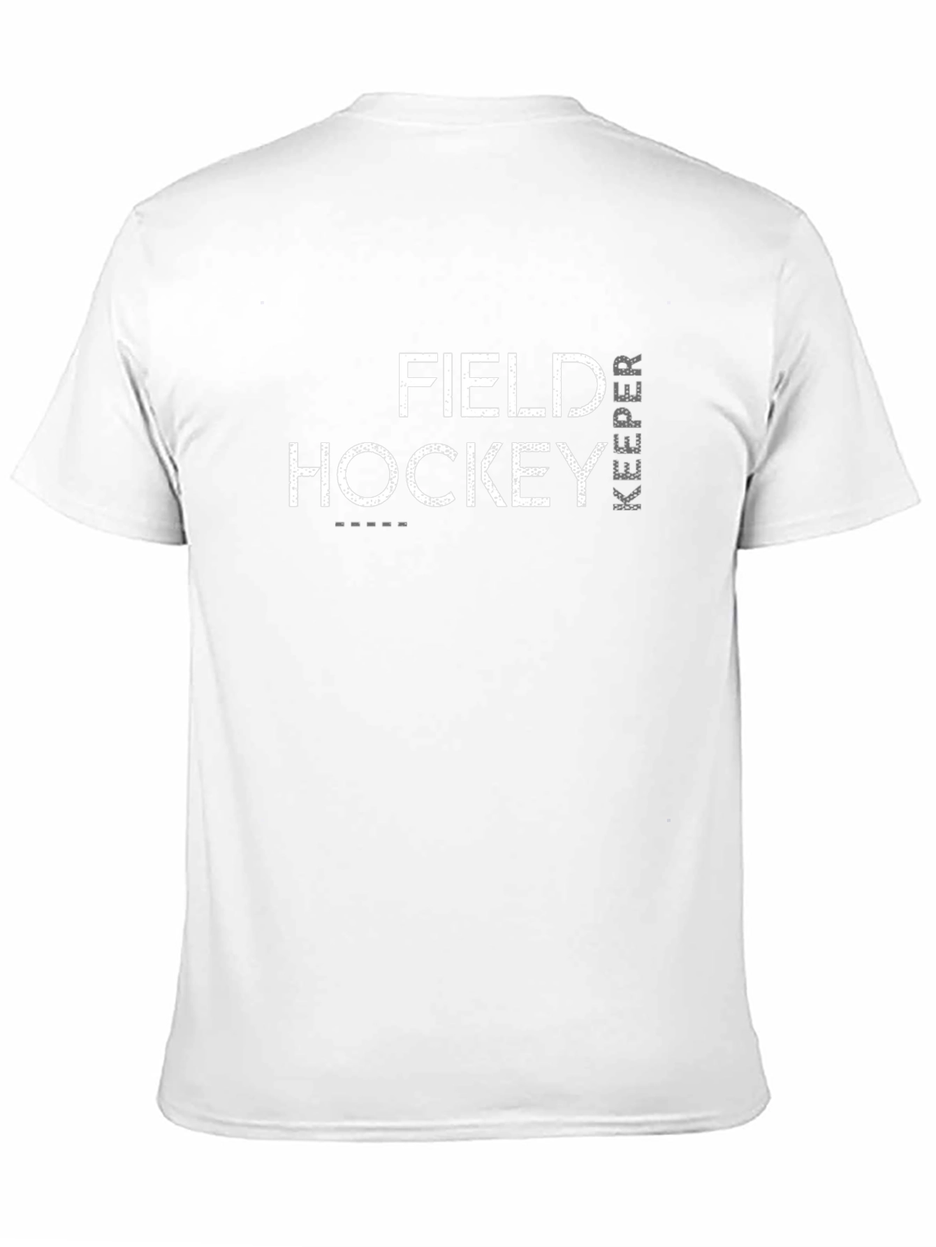Field Hockey Keeper Graphic Tee - Black