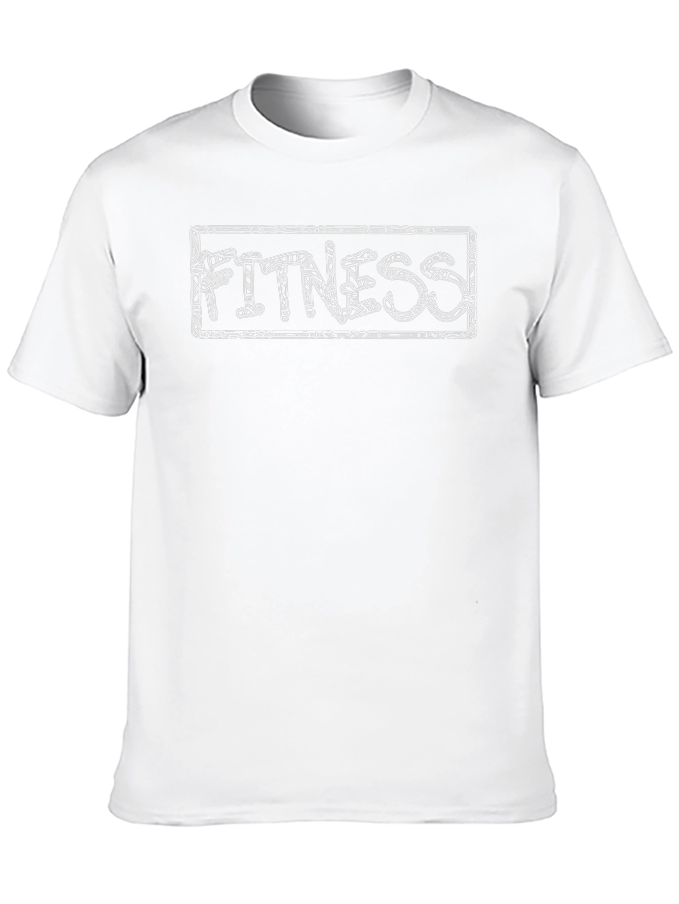 Fitness Graphic Black T-Shirt