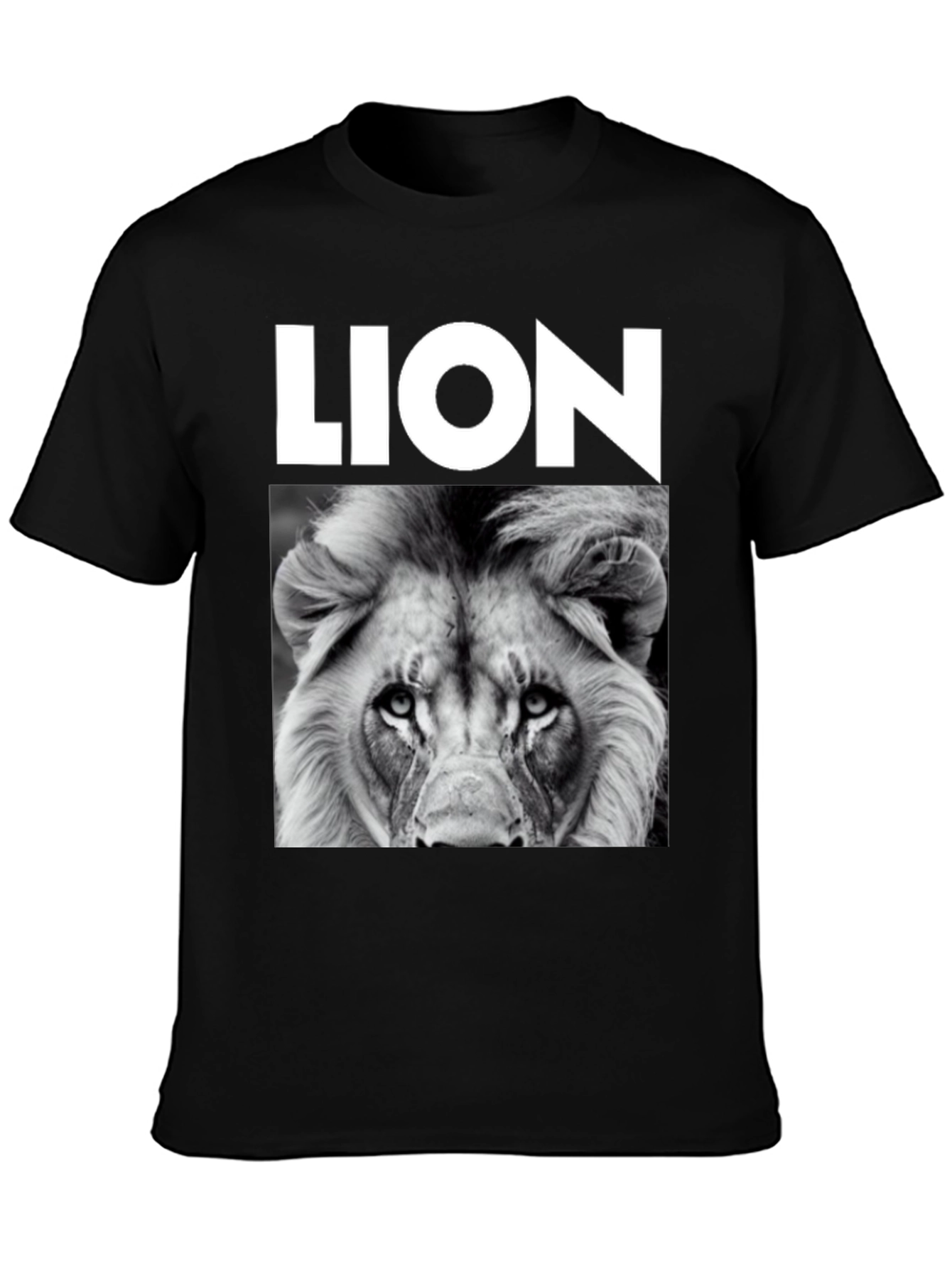 Lion Graphic Print T-Shirt