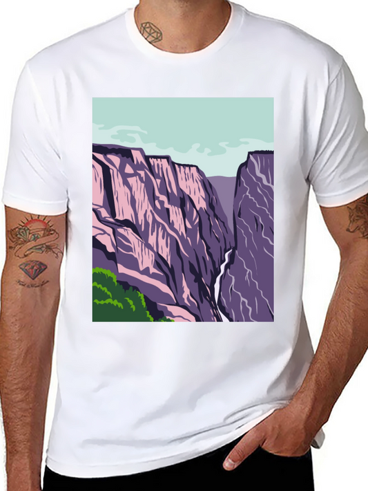 Yosemite Valley Graphic Tee - Black
