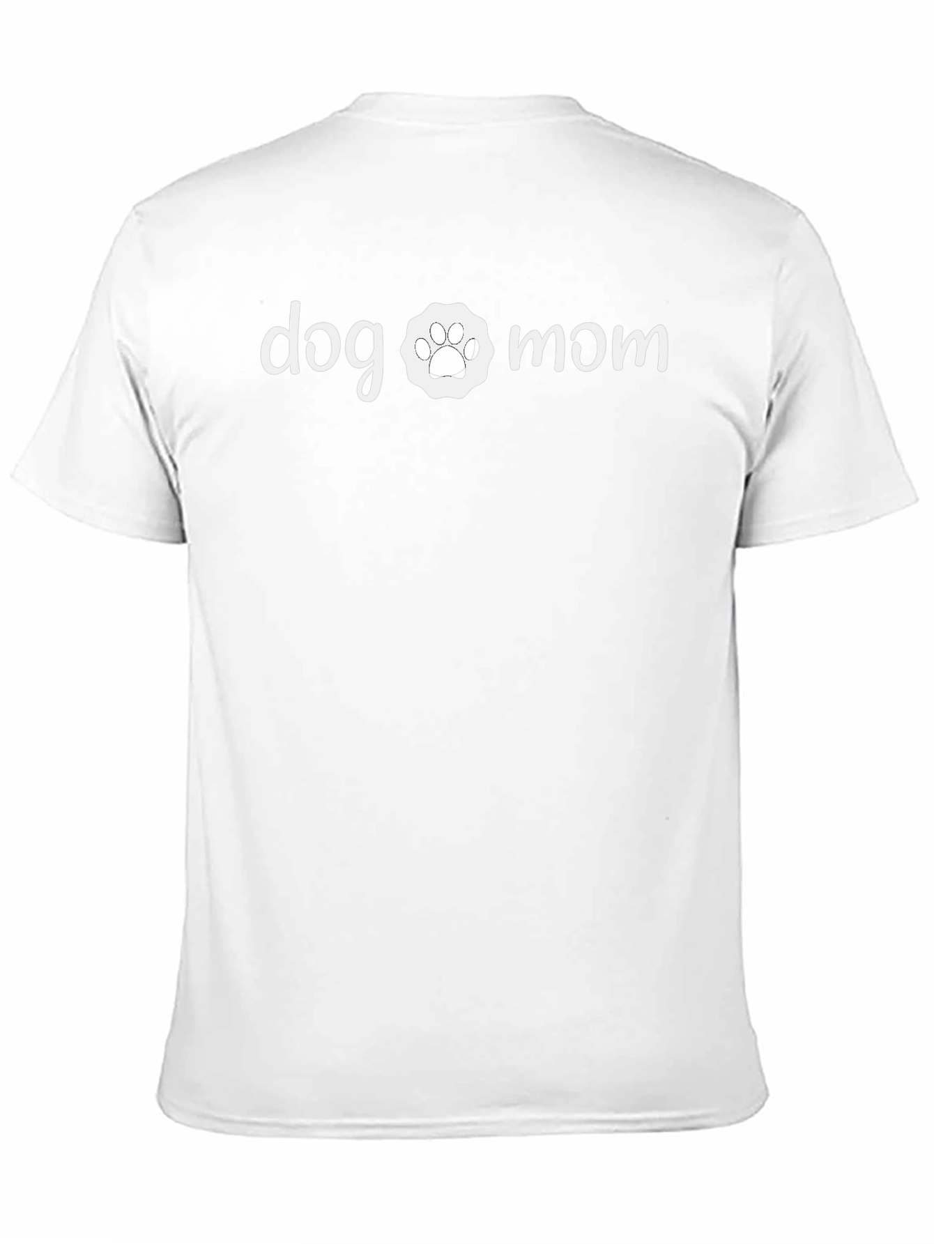 Dog Mom T-Shirt - Cute Paw Print Design