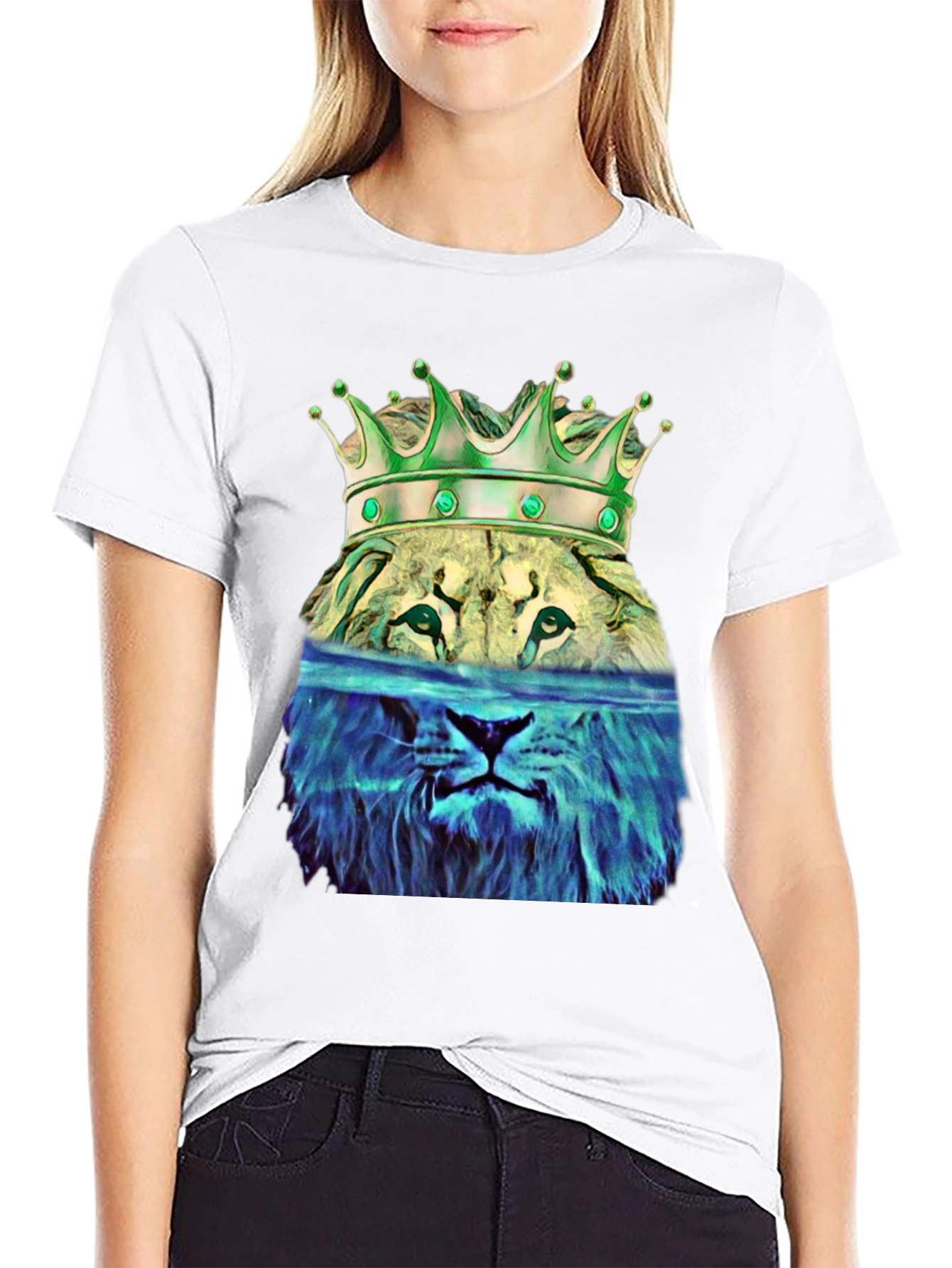 Lion King Graphic Tee - Stylish Mens Black T-Shirt