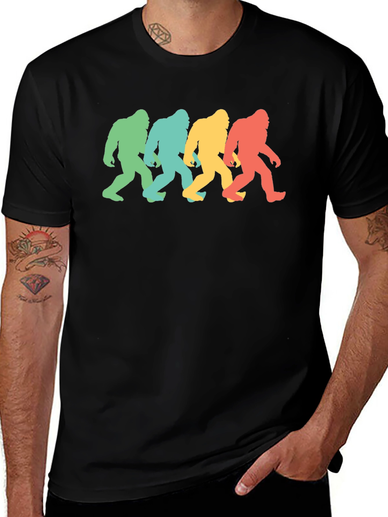 Retro Bigfoot Squad Graphic Tee