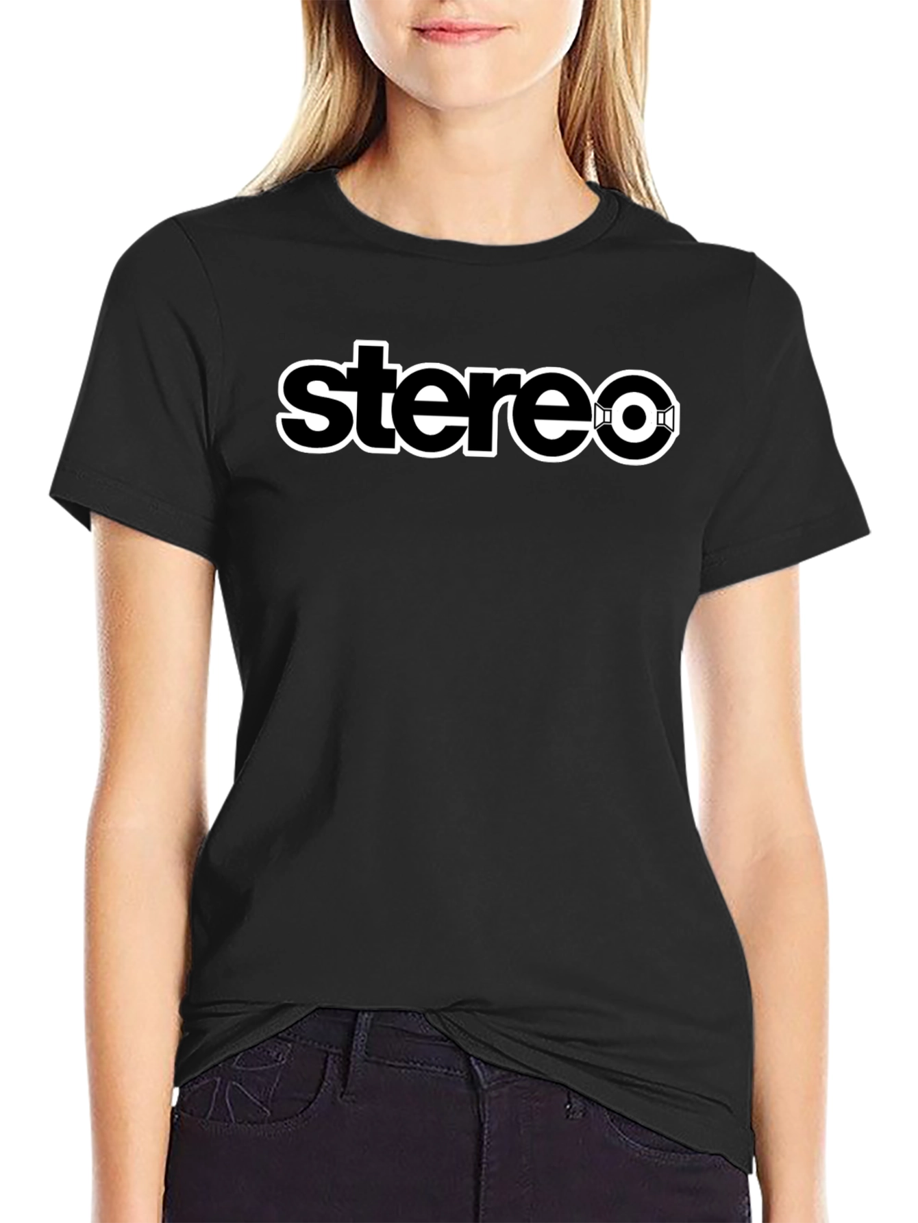Stereo Graphic Tee - Classic Black
