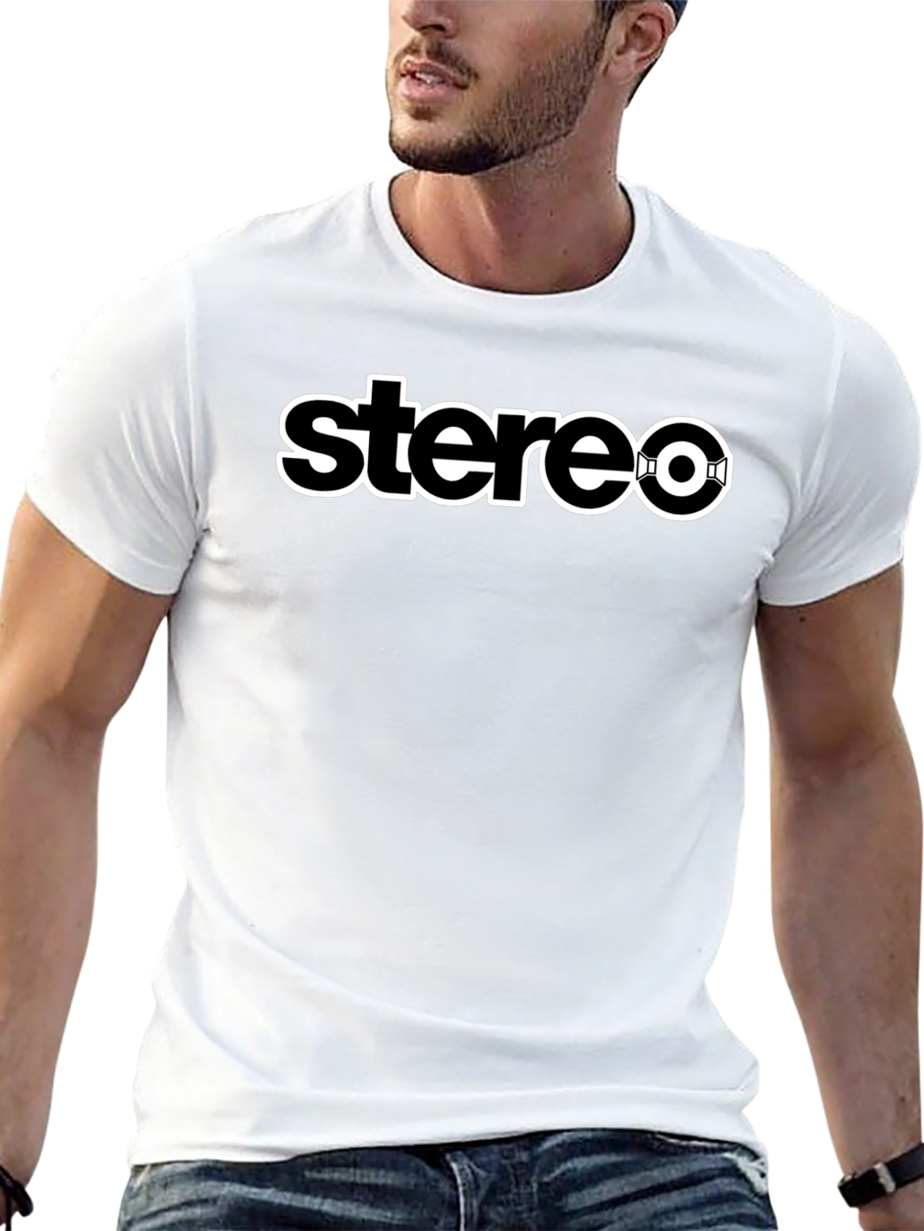 Stereo Graphic Tee - Classic Black
